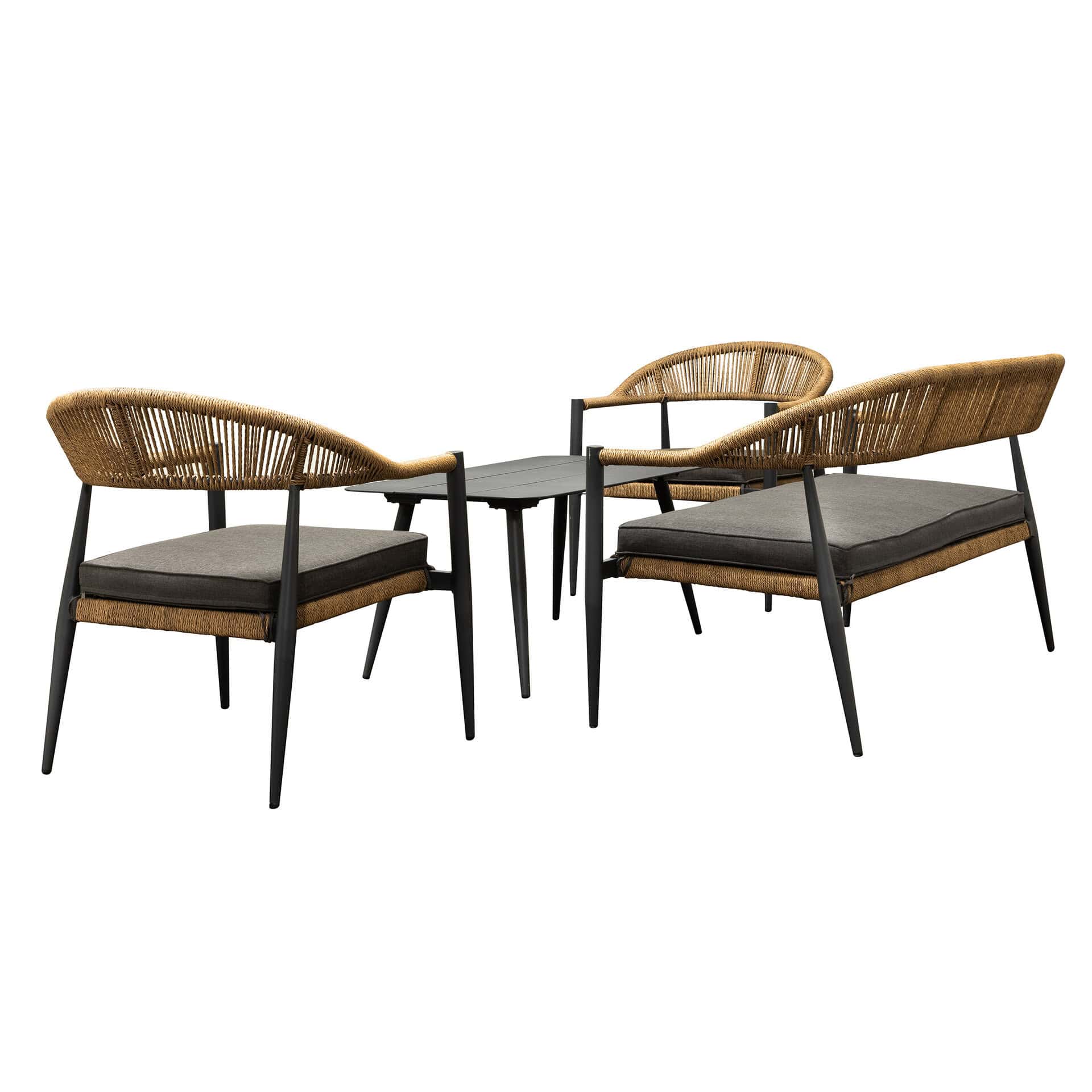 Oliver outdoor lounge set natural