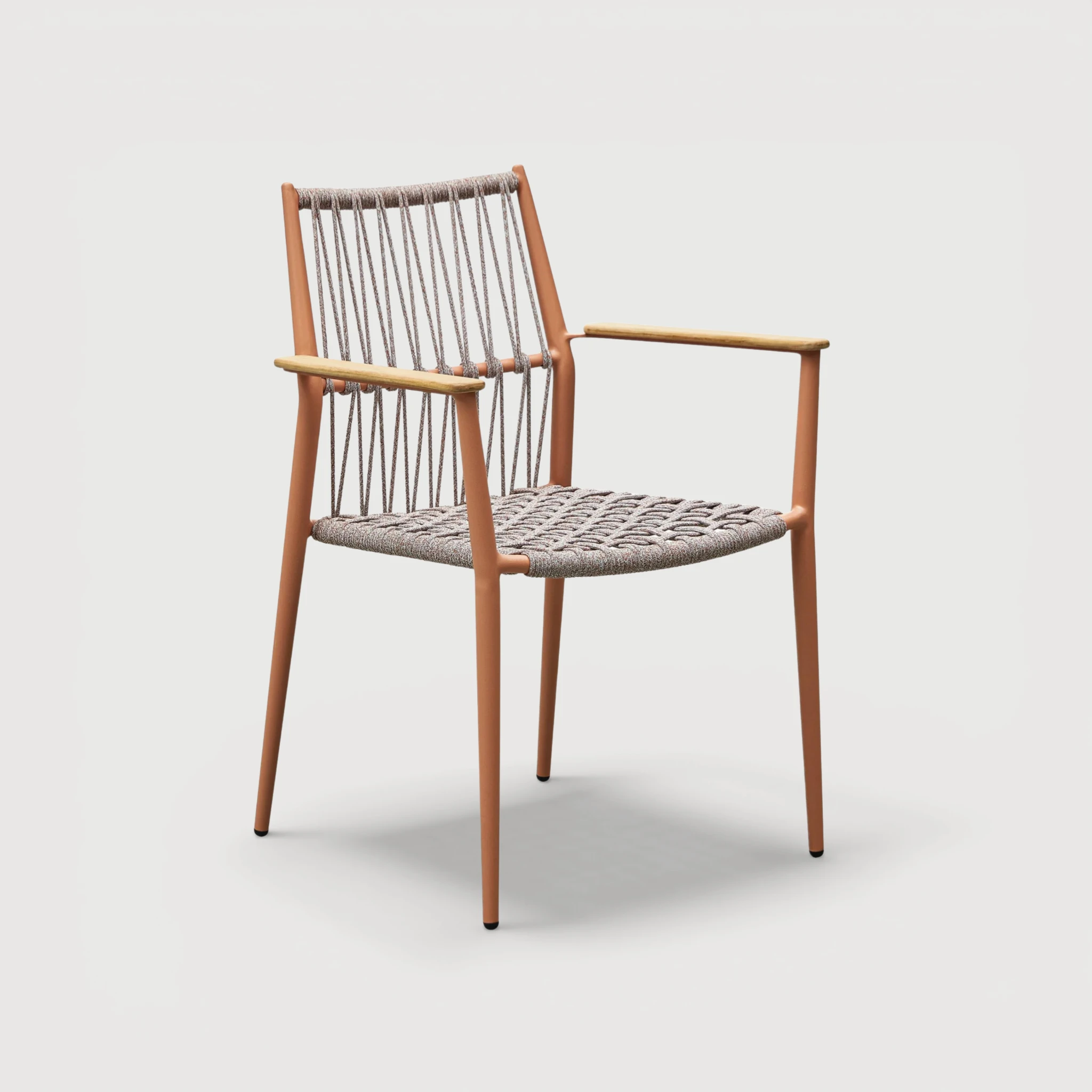 island zunanji stol oranžen