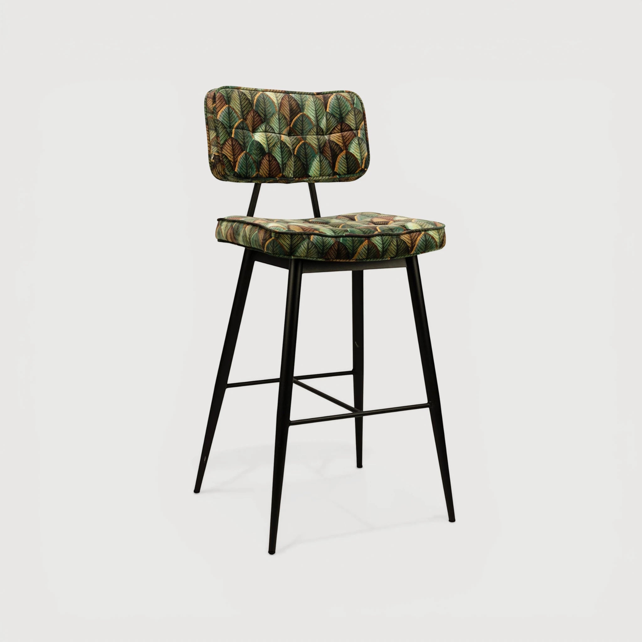 NILLY BARSTOOL PRINTED GREEN