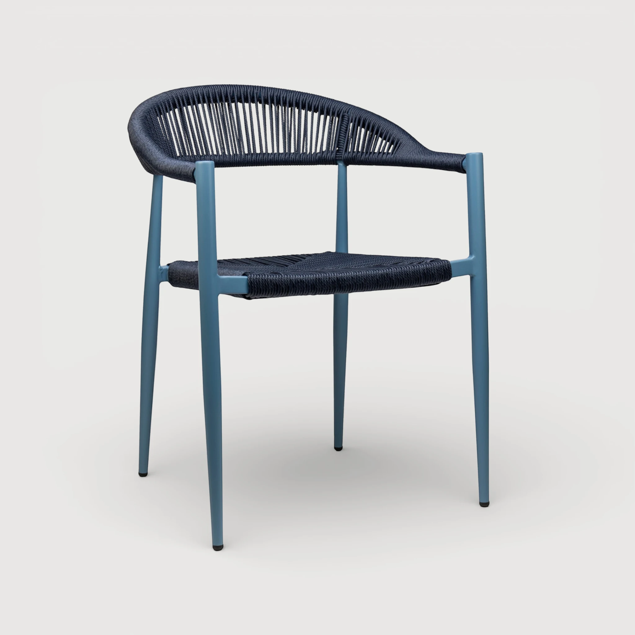 Oliver zunanji stol moder