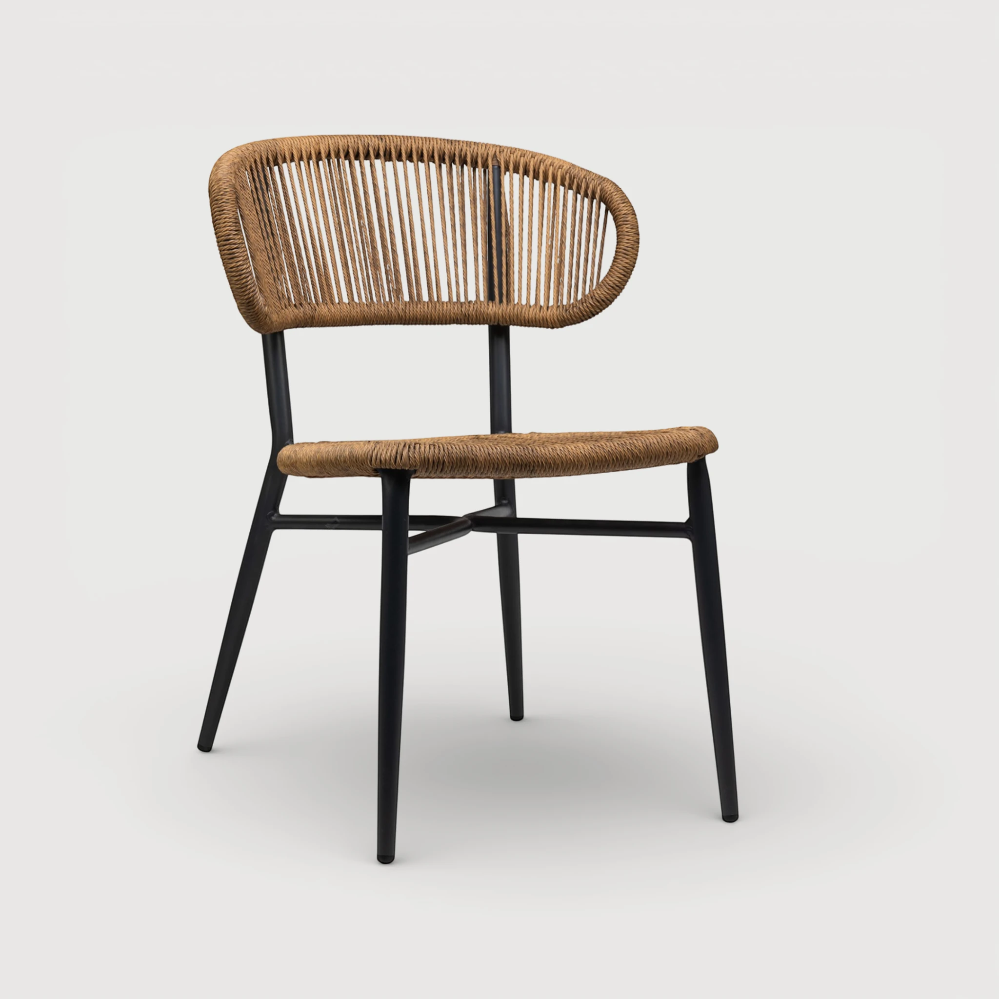 Jason zunanji stol grafitno-naraven