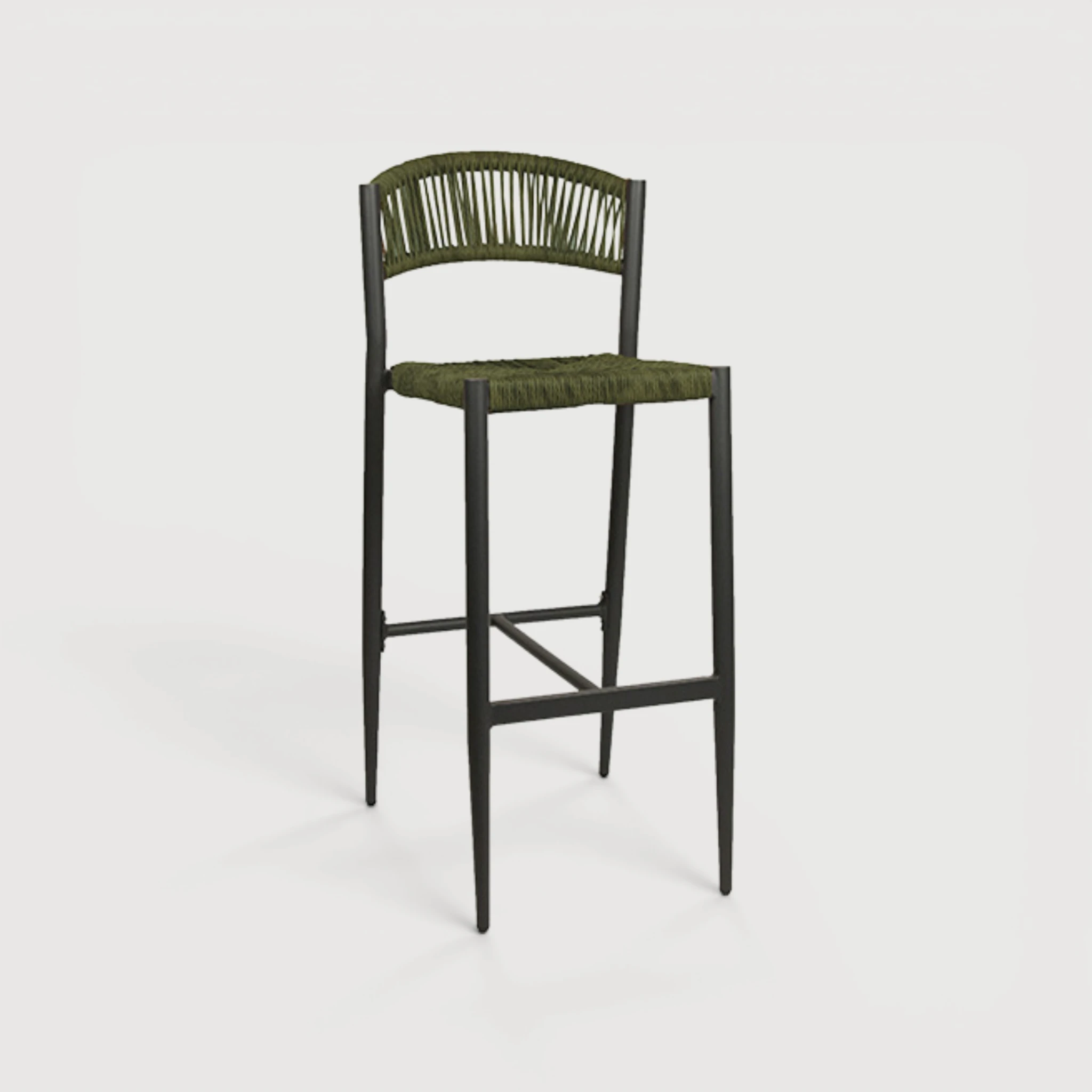 OLVIER BARSTOOL without armrest olive