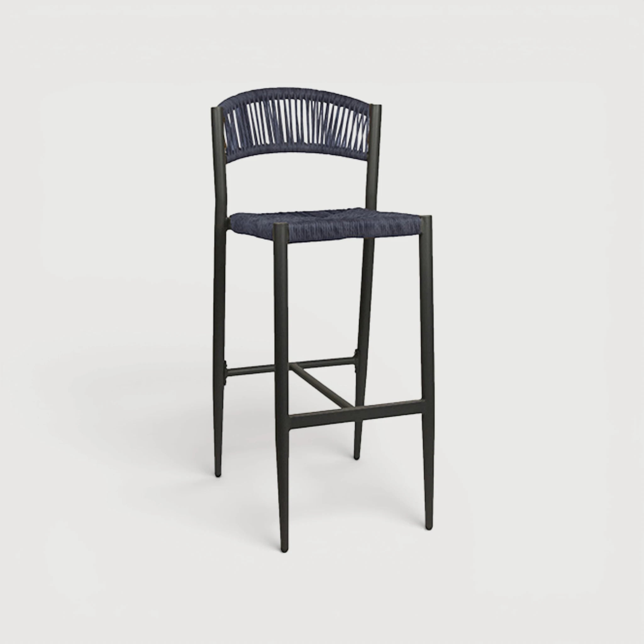 OLVIER BARSTOOL without armrest ANTHRACITE