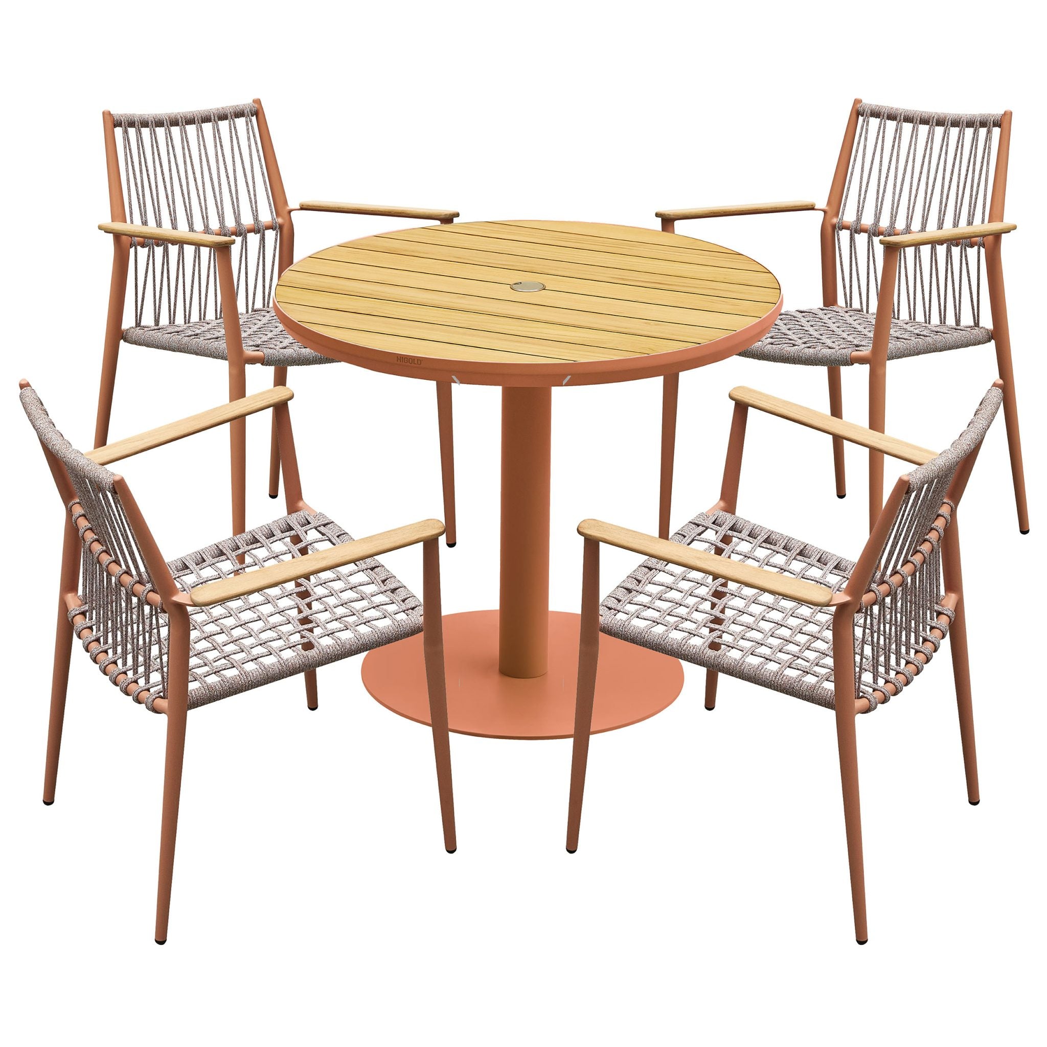 ISLAND OUTDOOR CHAIR ORANGE