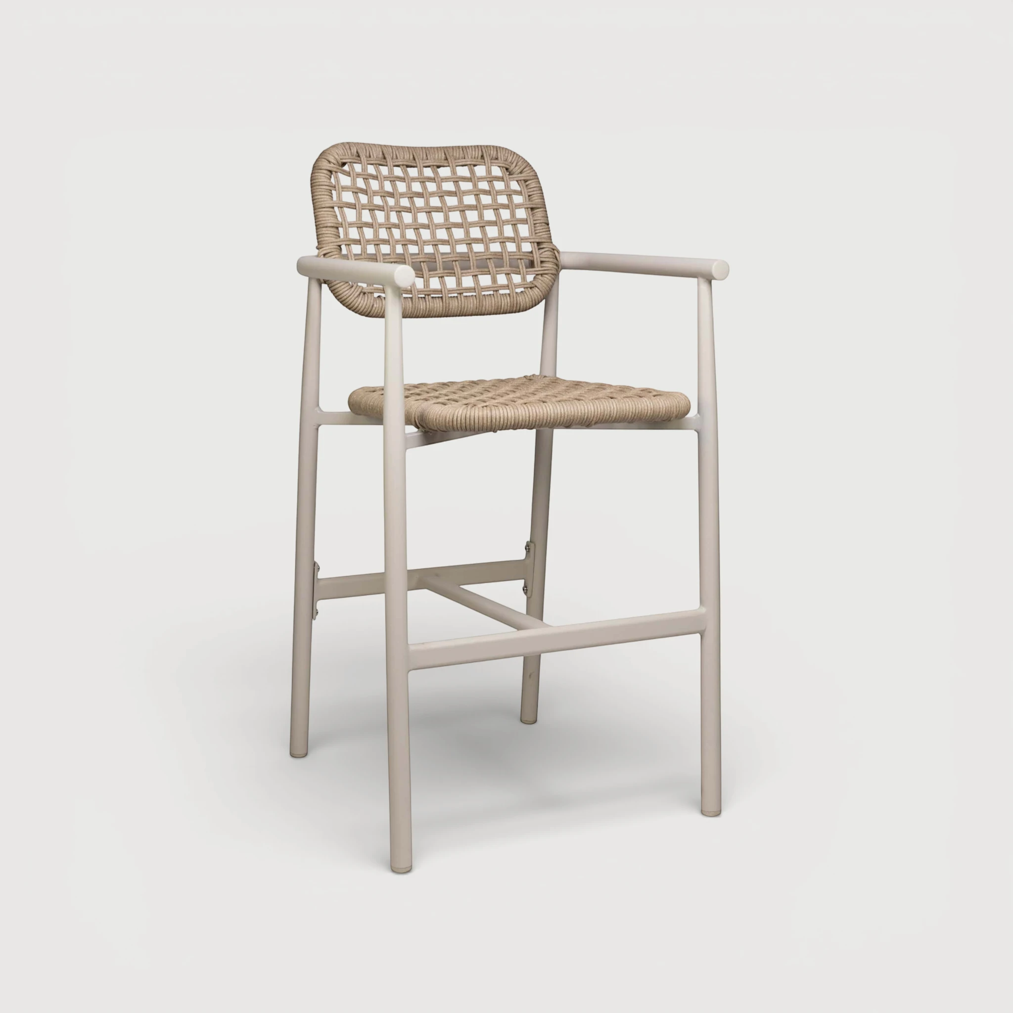 Charles low barstool beige