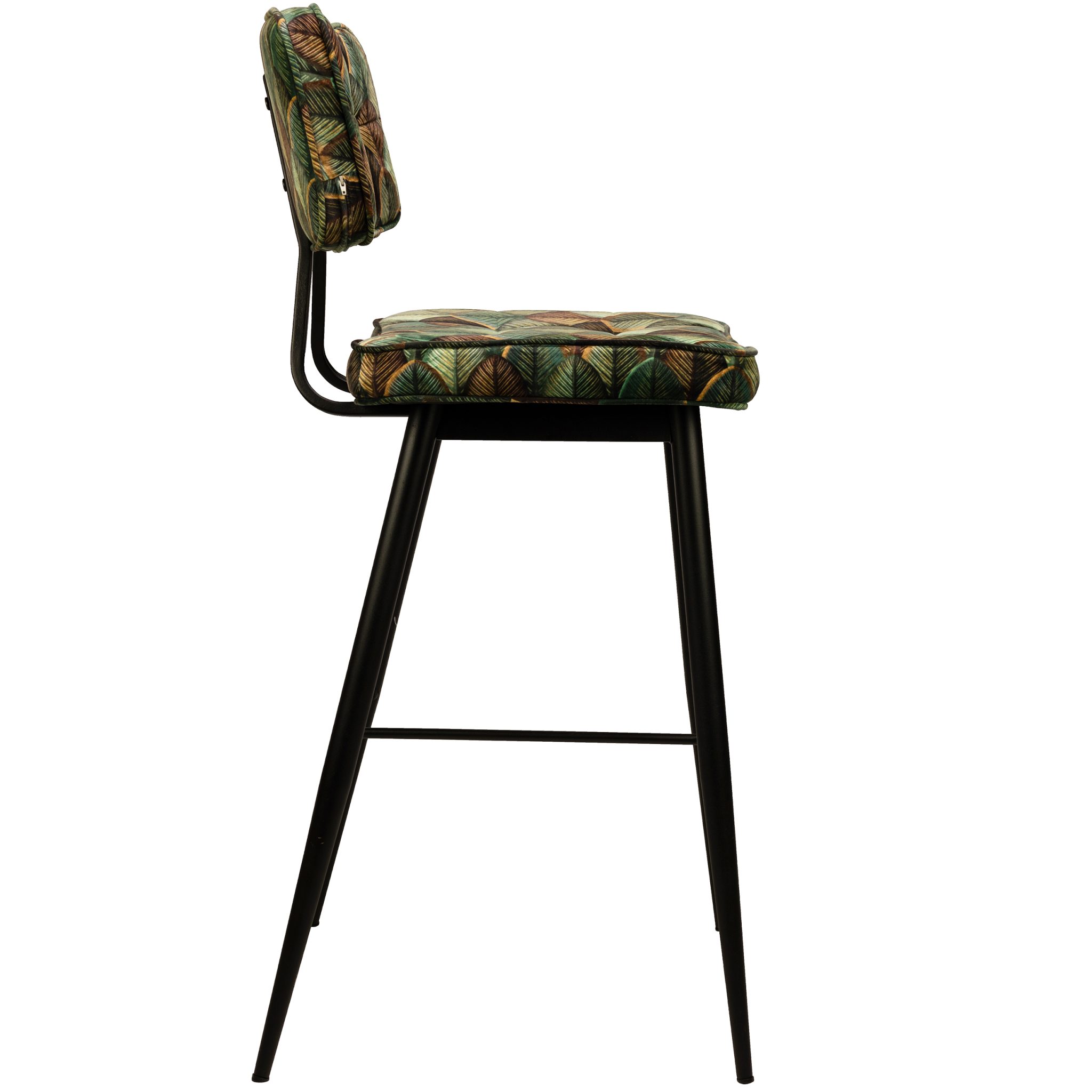 NILLY BARSTOOL PRINTED GREEN
