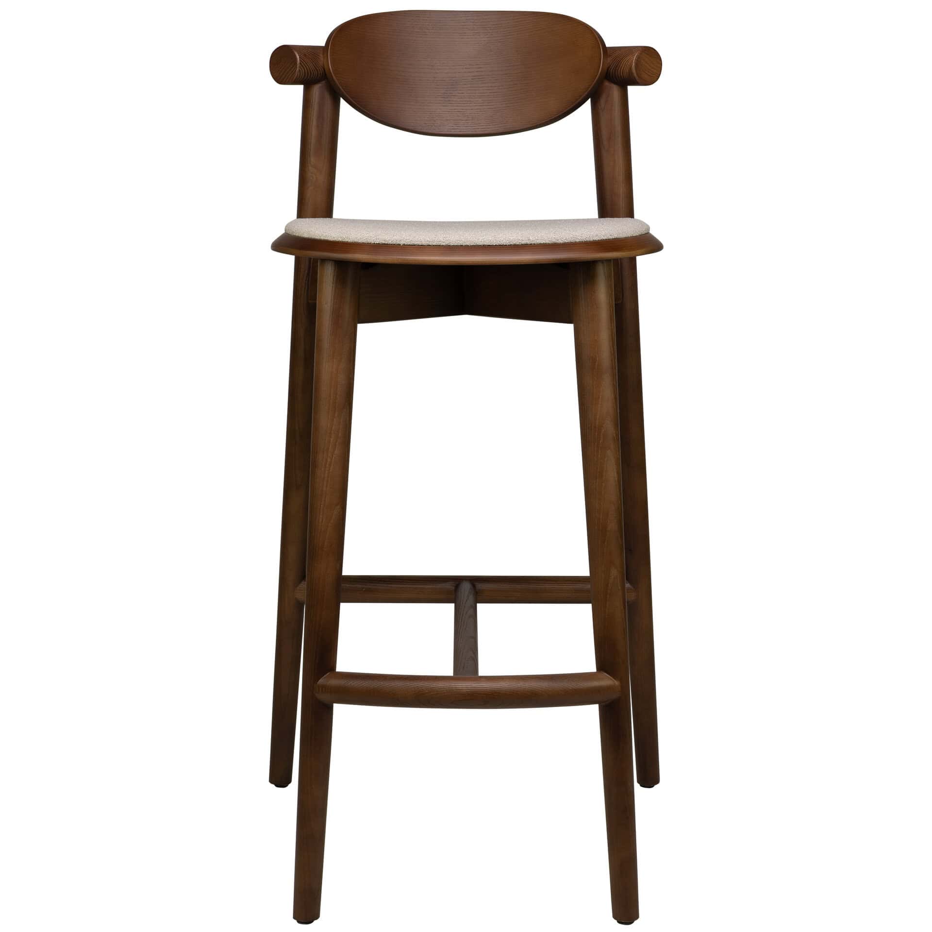 NORRY BARSTOOL ASH WOOD/BEIGE