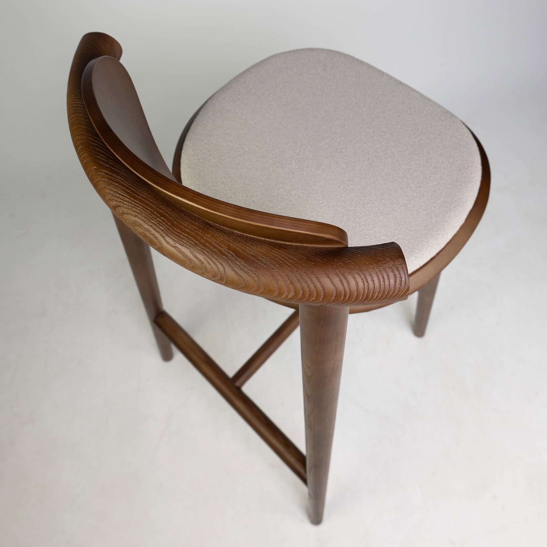 NORRY BARSTOOL ASH WOOD/BEIGE