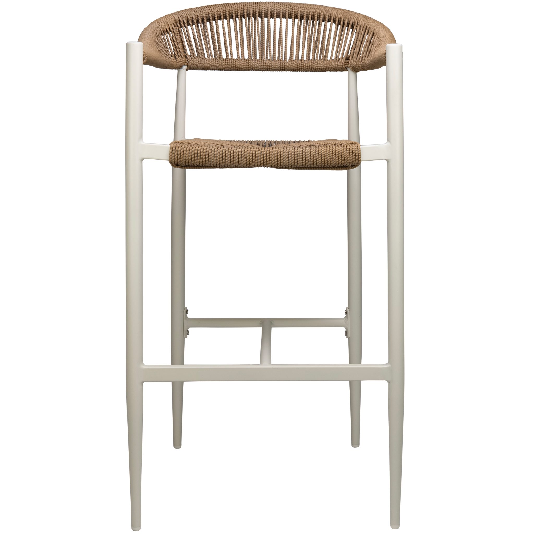 OLVIER BARSTOOL WHITE/NATURAL