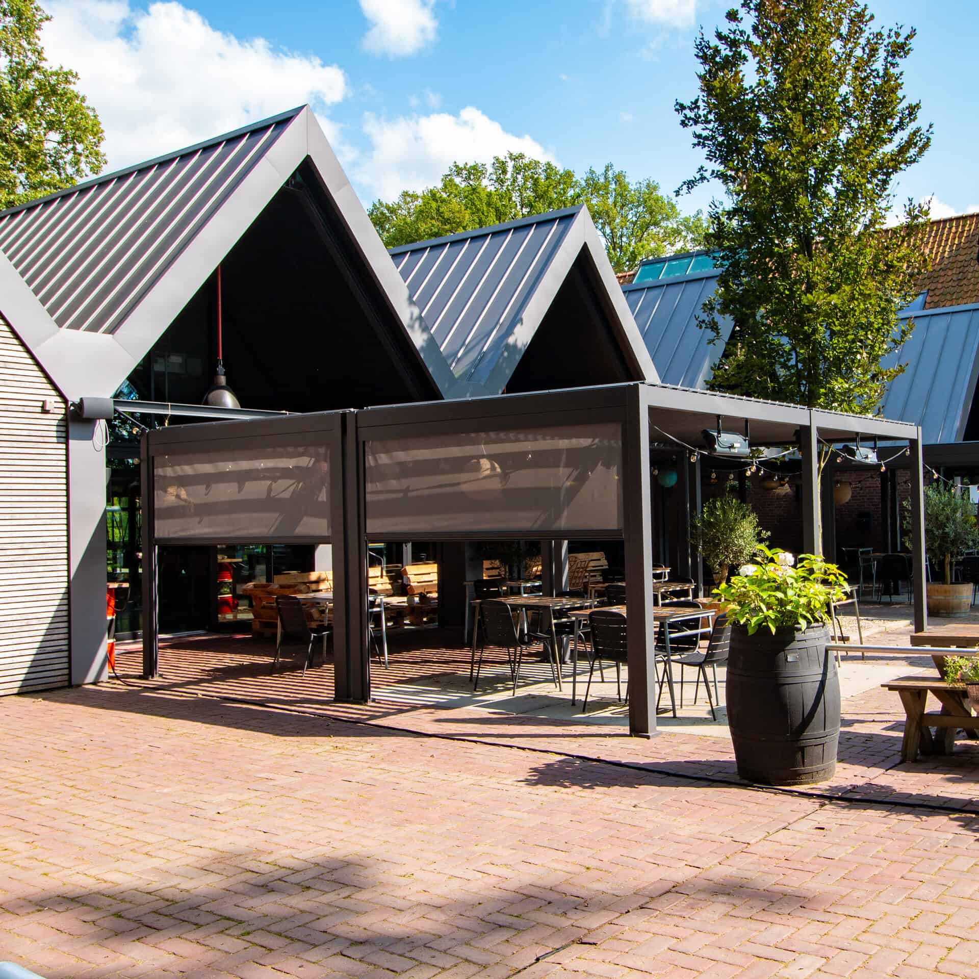 Pergola Eclipse – Anthracite 3x4 m