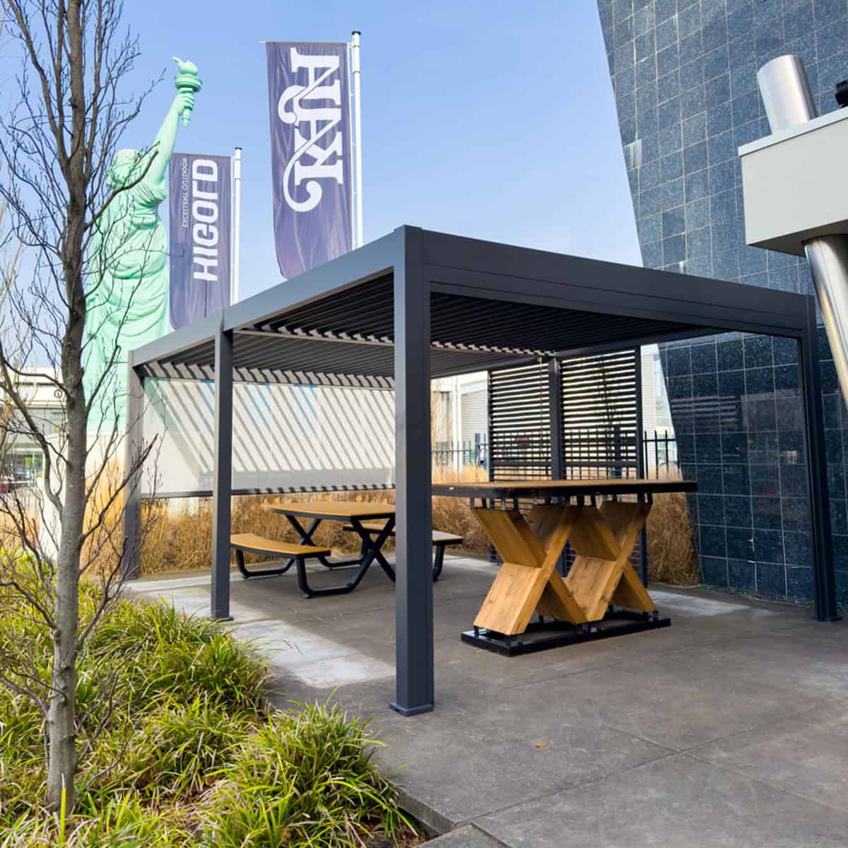Pergola Eclipse Basic– Anthracite 3x6 m