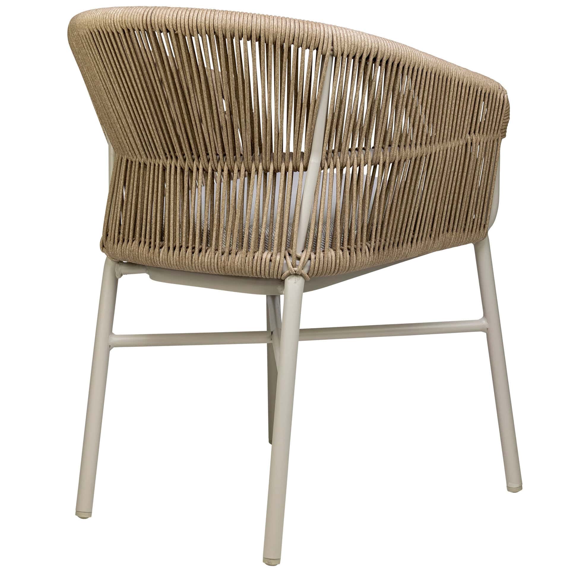 Rose outdoor chair beige