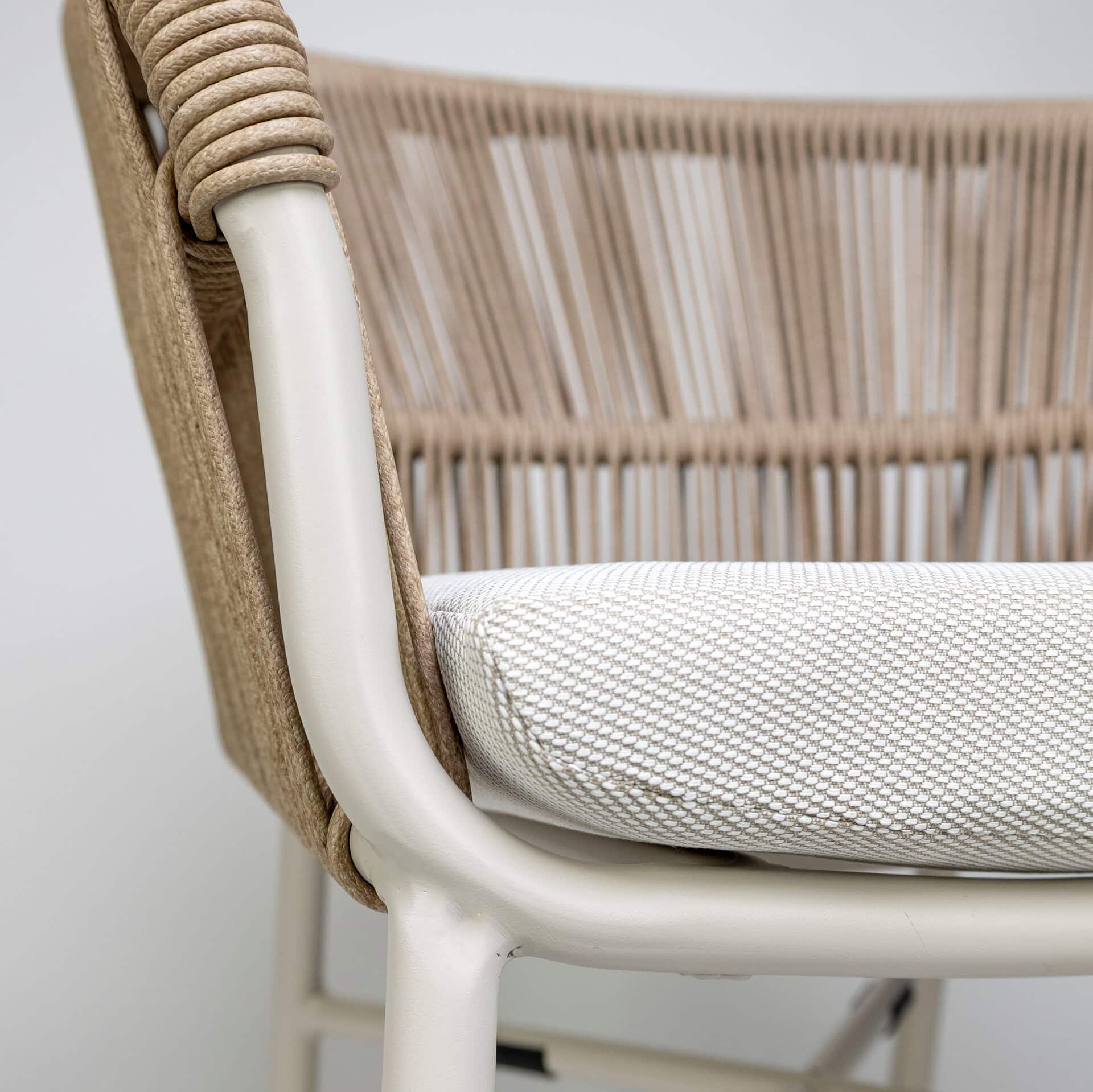 Rose outdoor chair beige