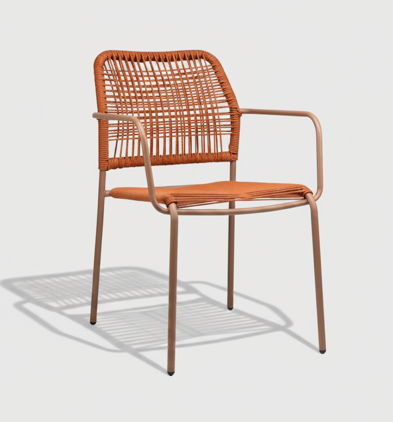 TWISTER OUTDOOR CHAIR ORANGE