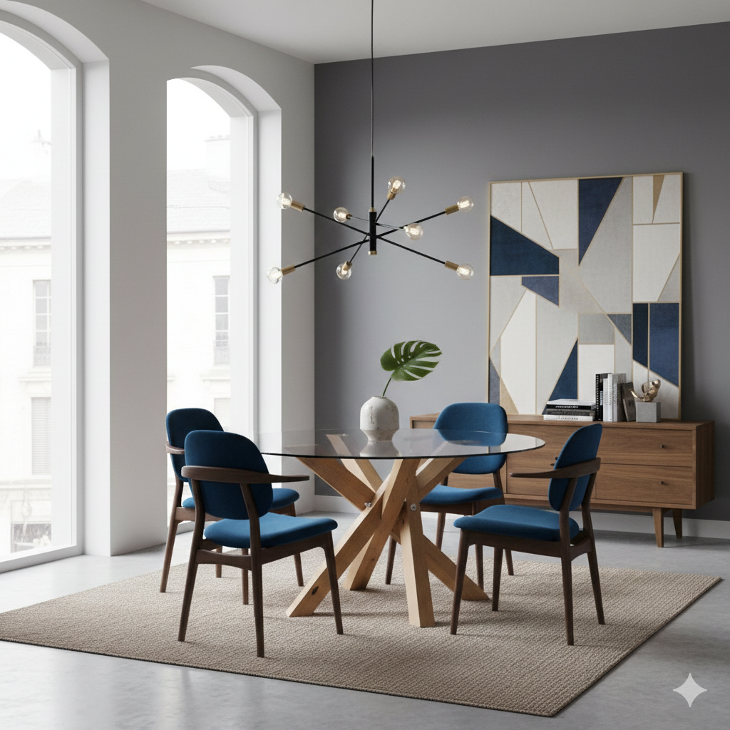 THE MIKADO GLASS DINING TABLE