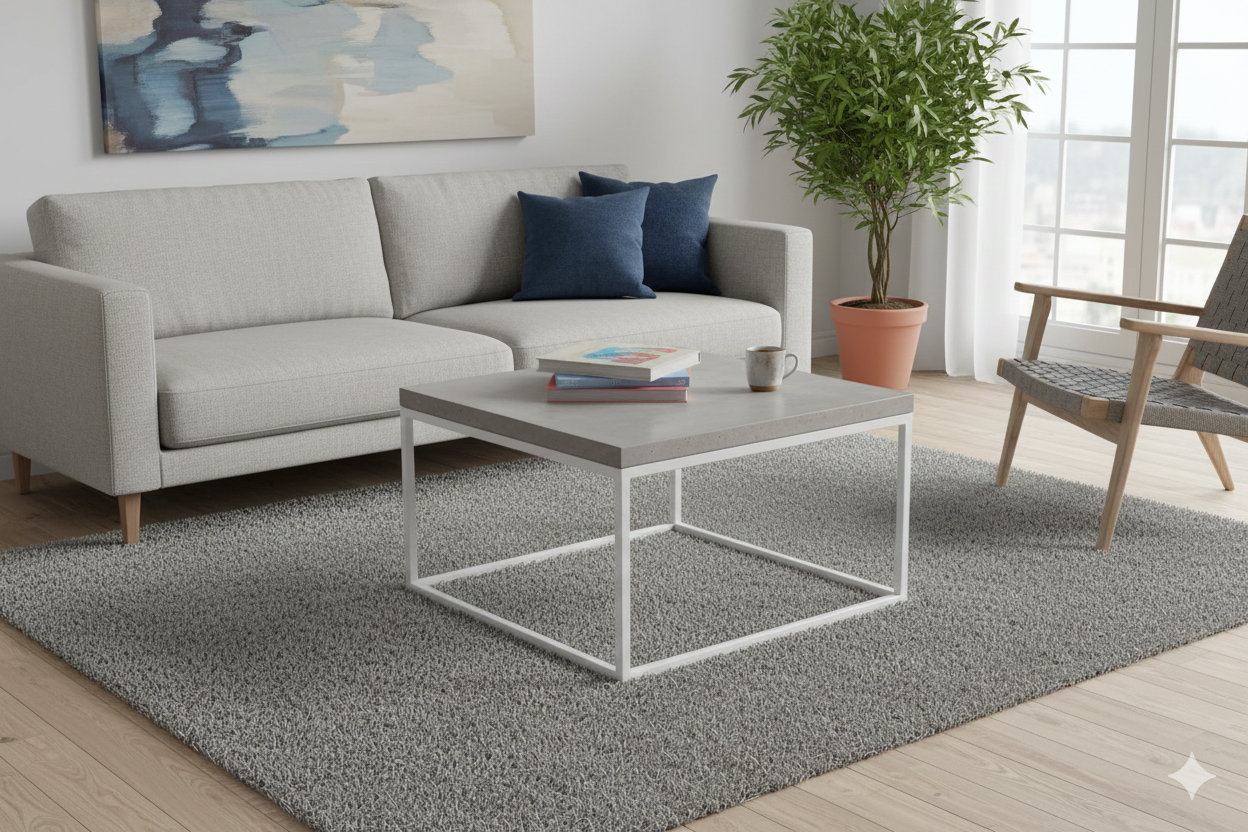 THE QUADRA CONCRETE COFFEE TABLE