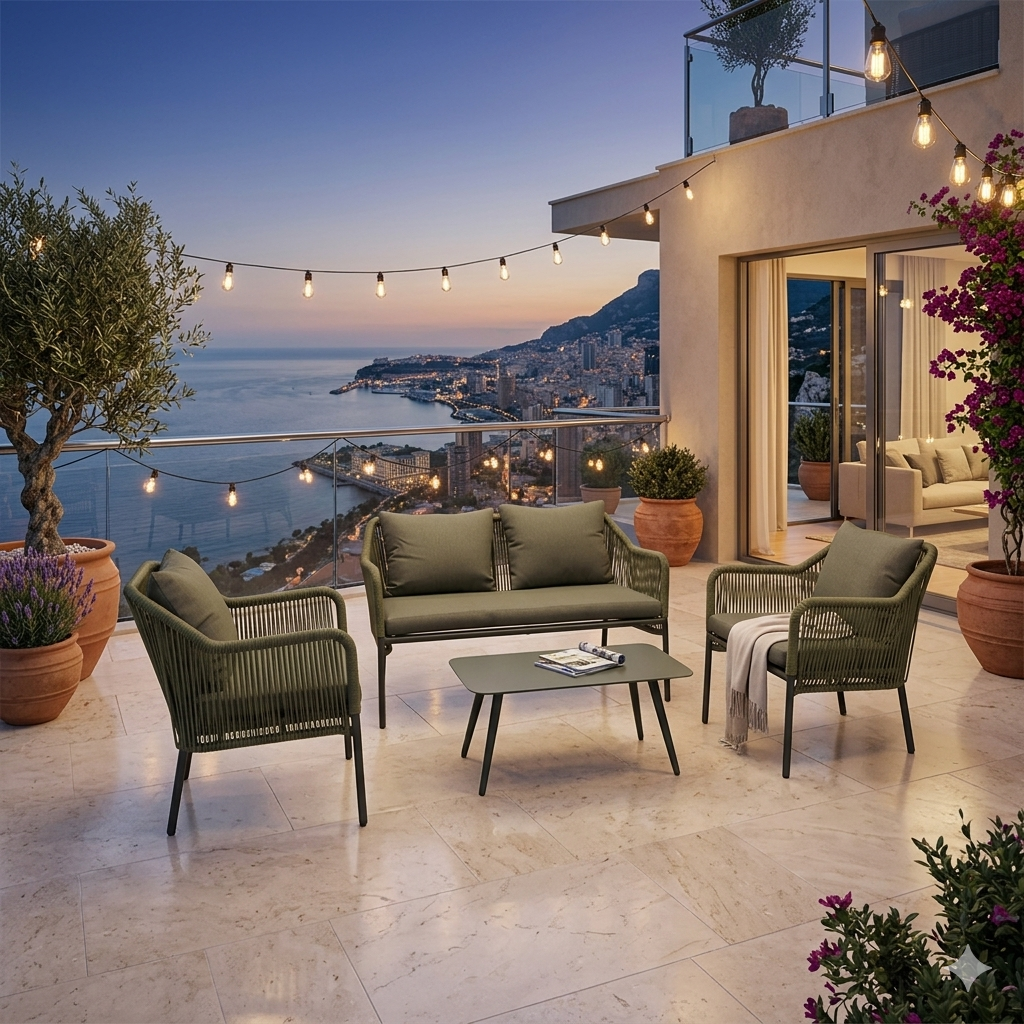 Balo outdoor lounge set green