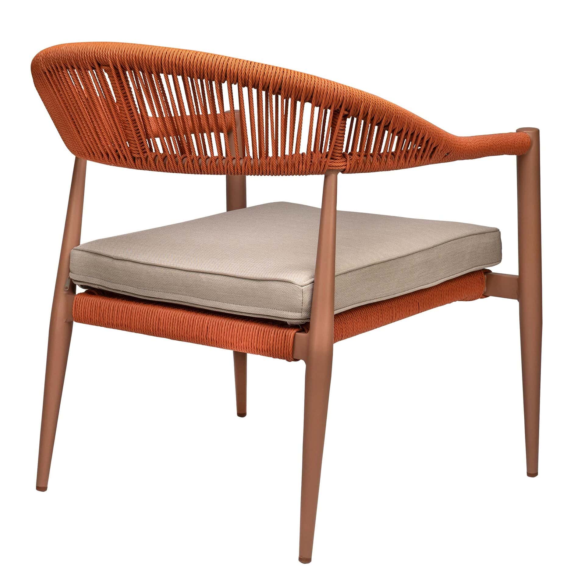 Oliver outdoor lounge set orange