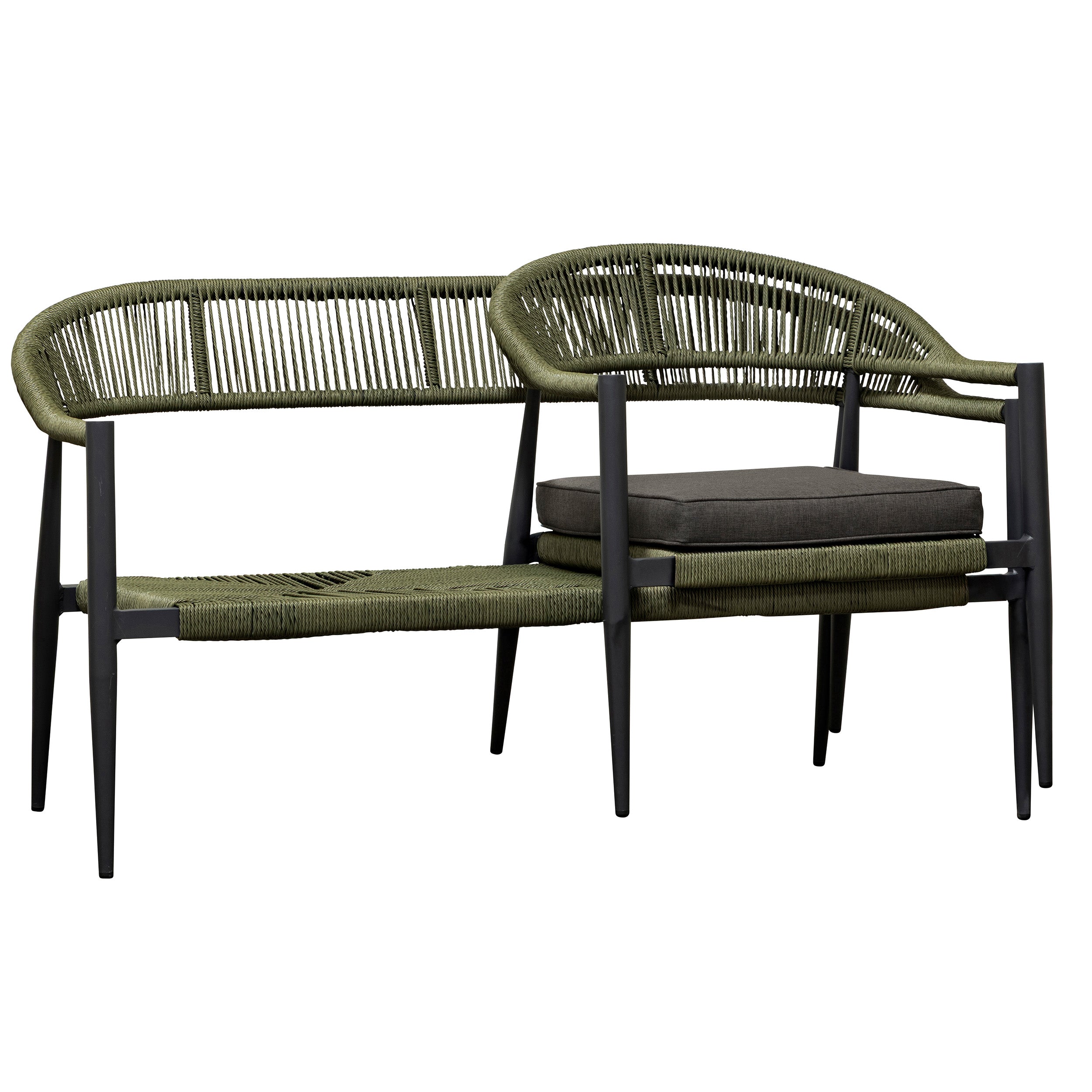 Oliver outdoor lounge set olive
