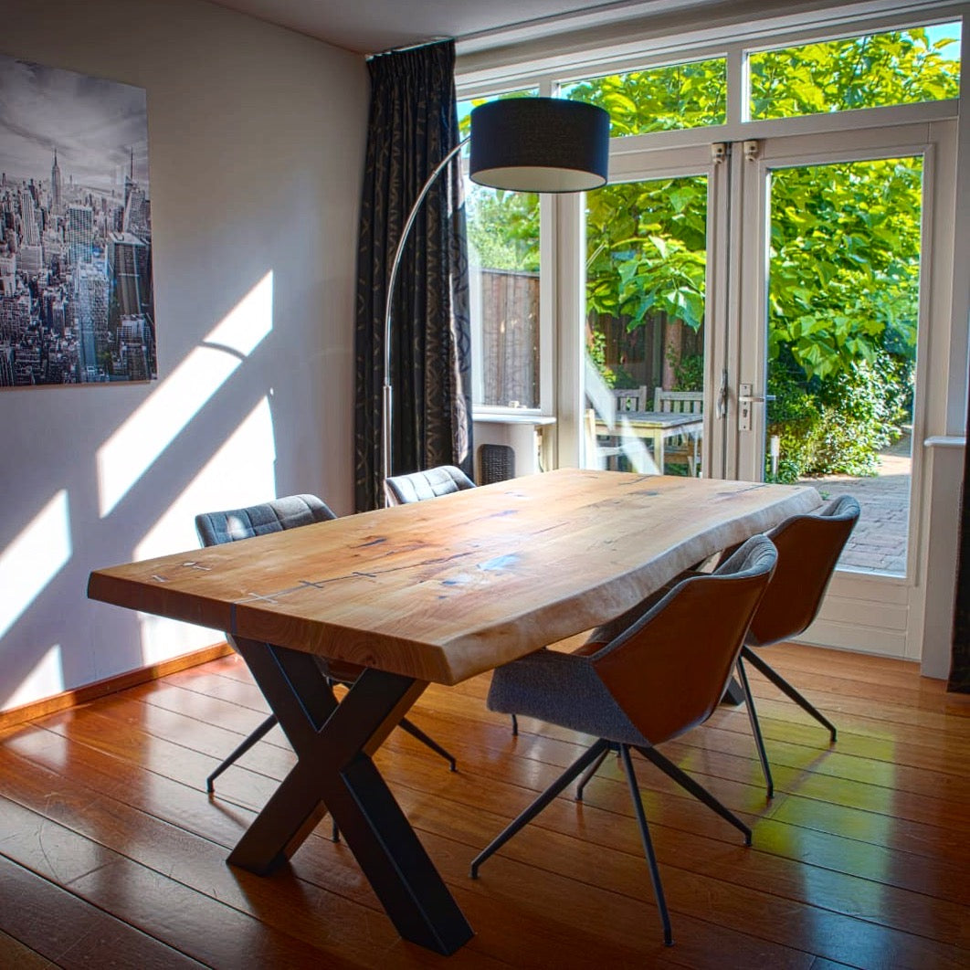 THE DOUBLE X DINING TABLE