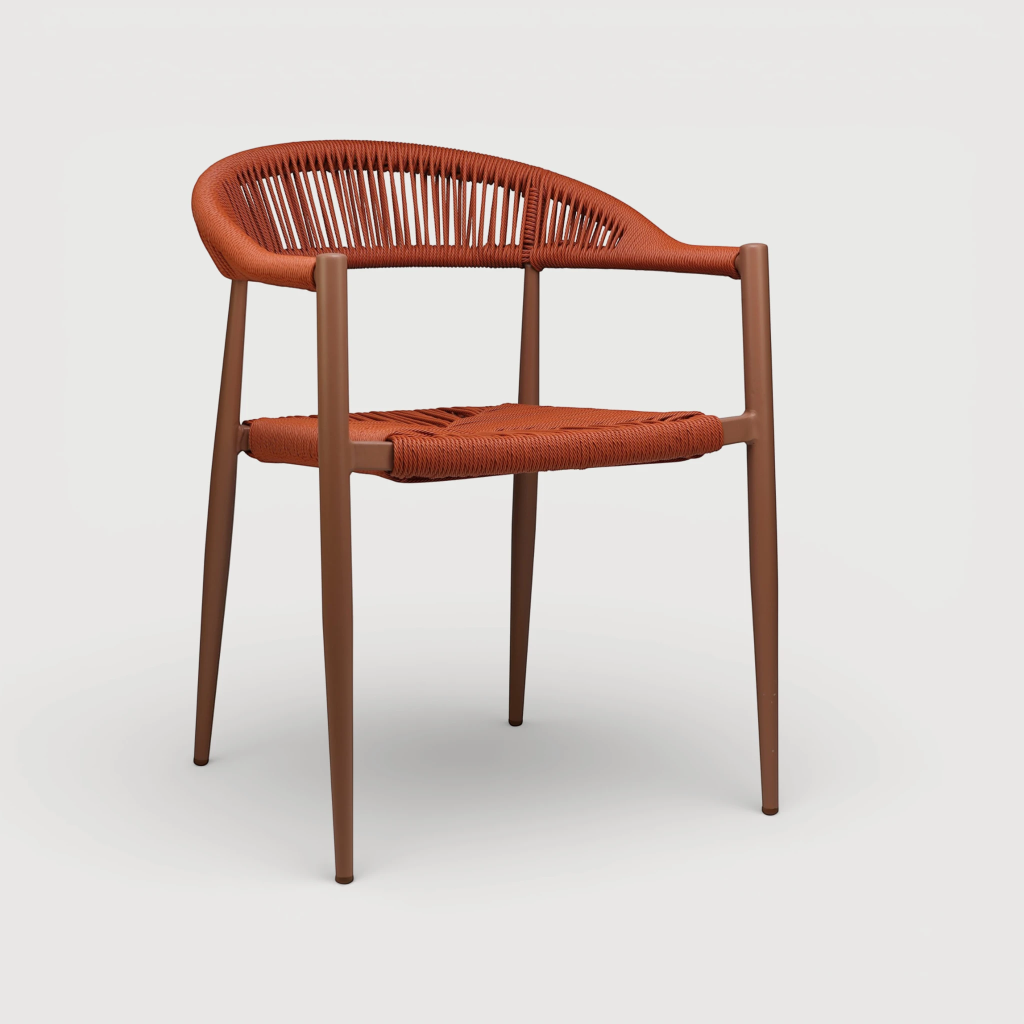 Oliver zunanji stol rdeč