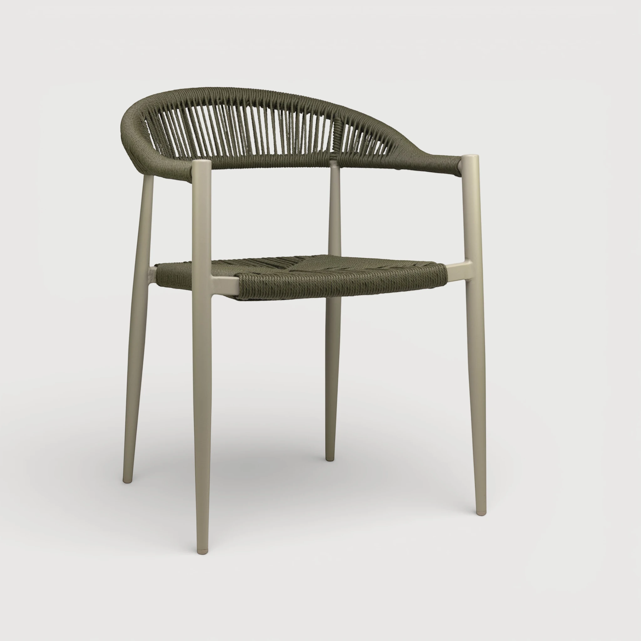 Oliver zunanji stol zelen