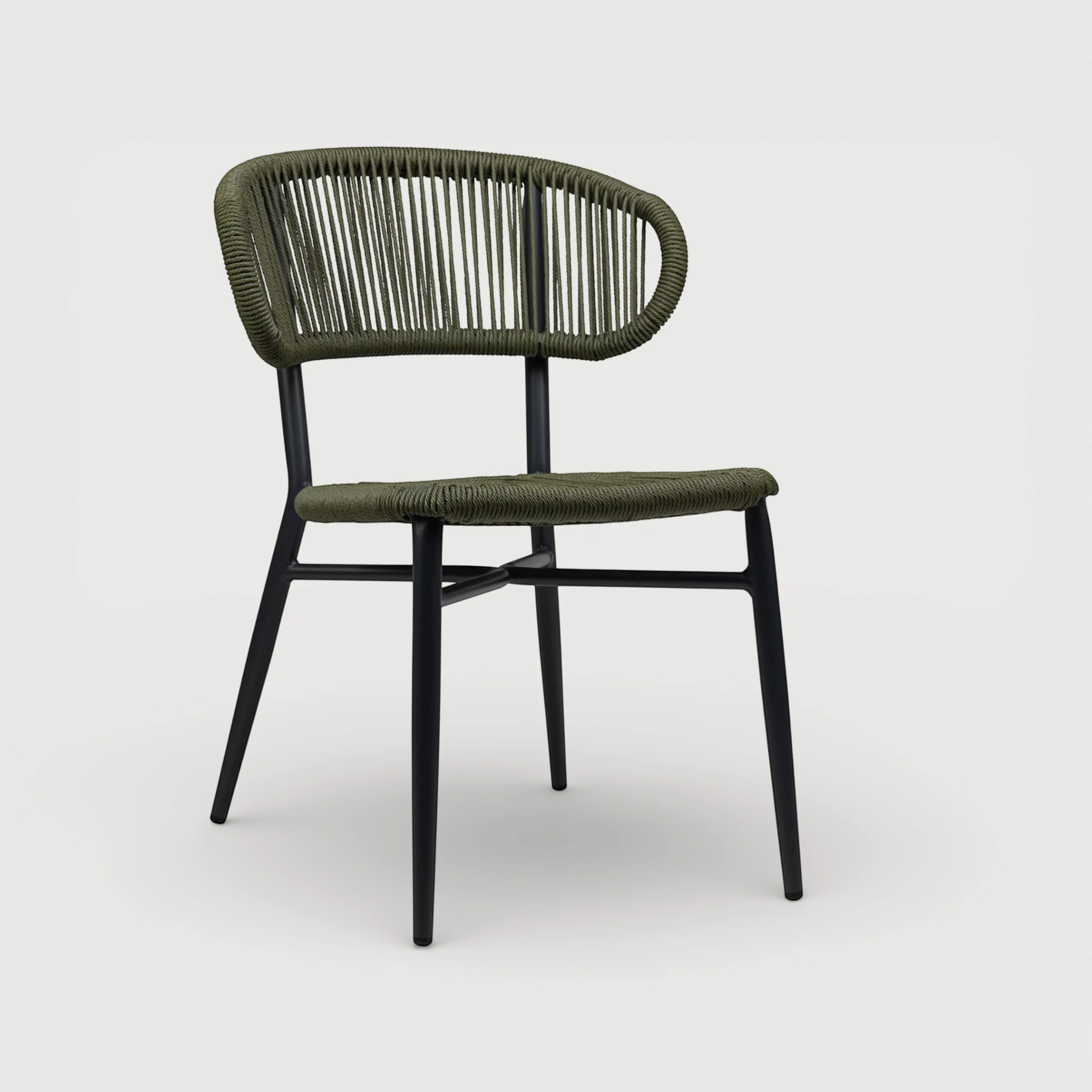 Jason zunanji stol grafitno-zelen