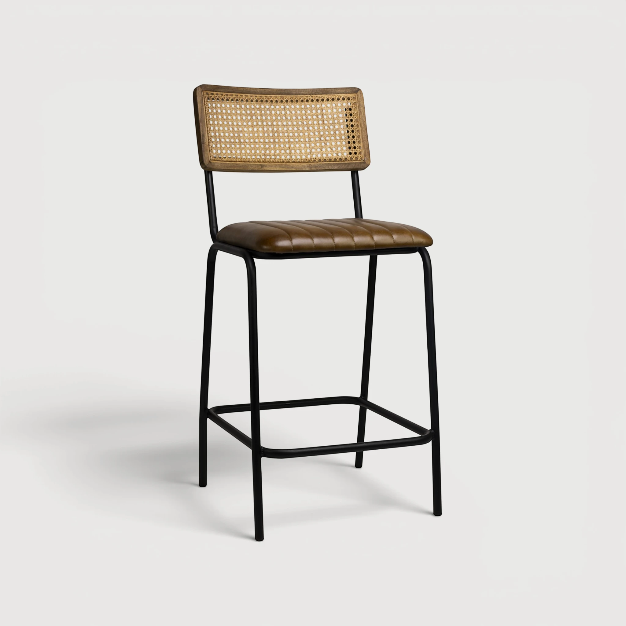 Jens nizek barski stol konjak