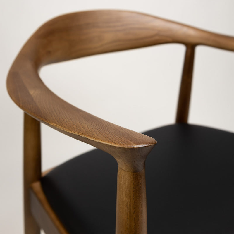 SCANDI STOL JESEN Z USNJEM