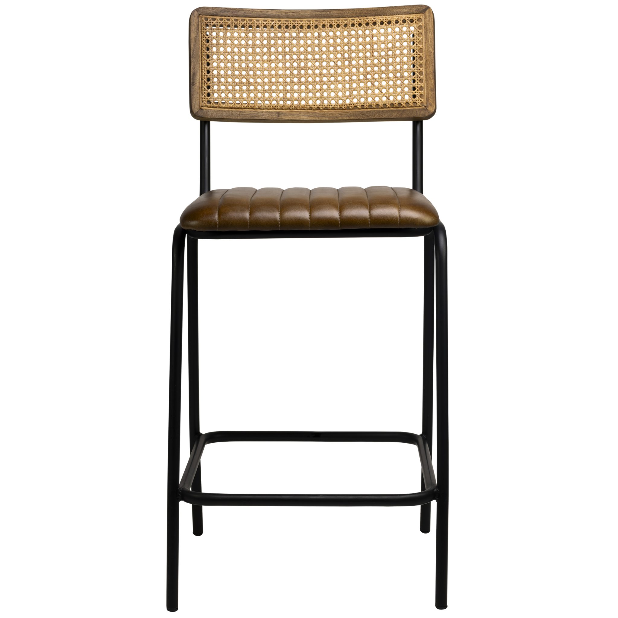 Jens low barstool cognac