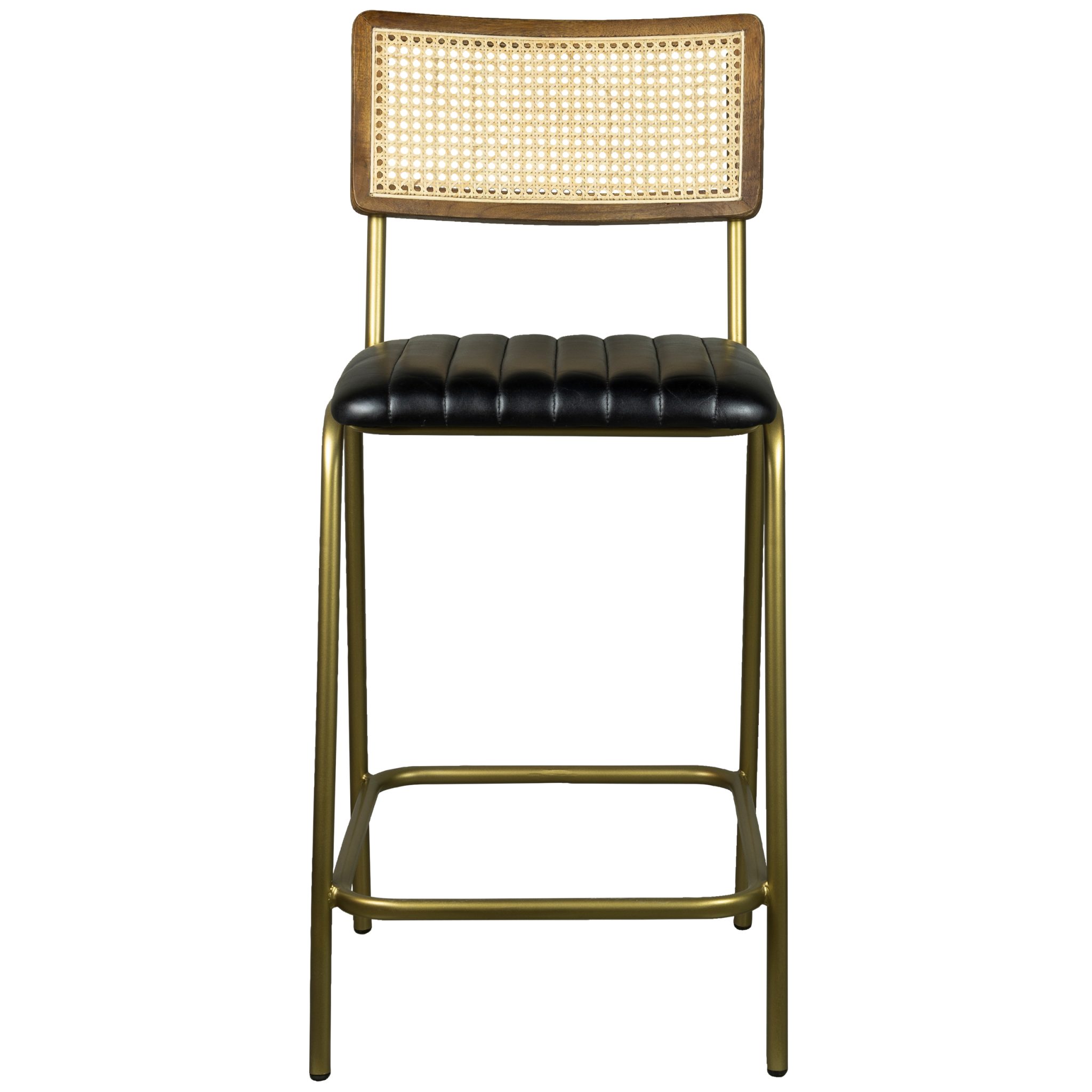 Jens low barstool black