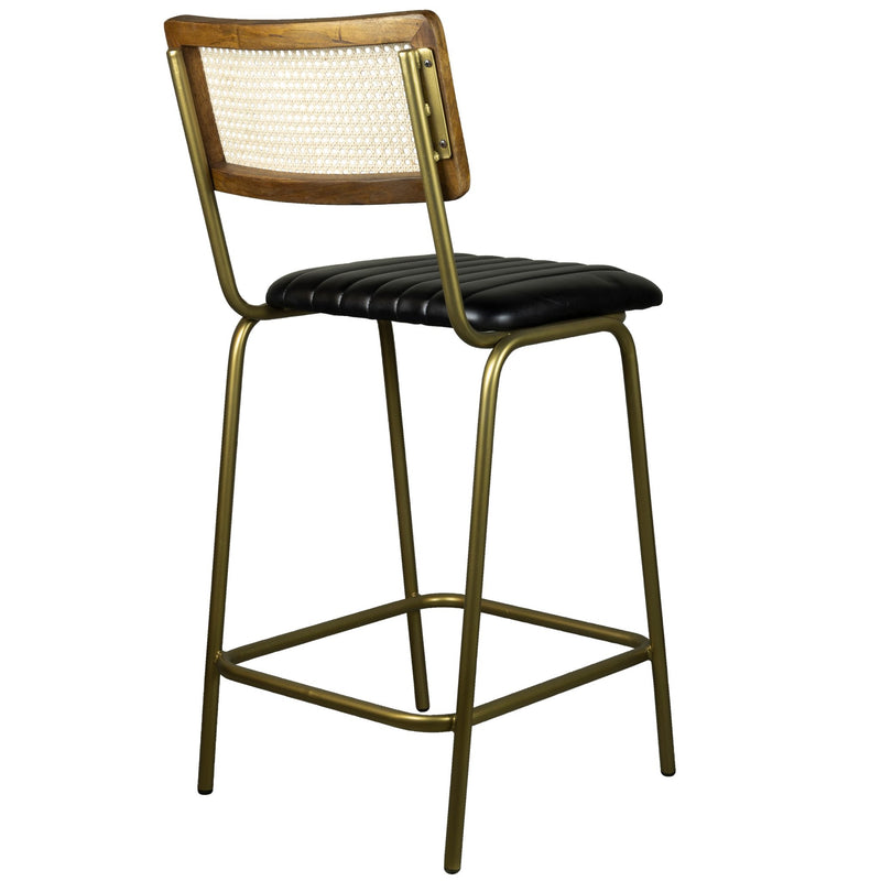 Jens low barstool black