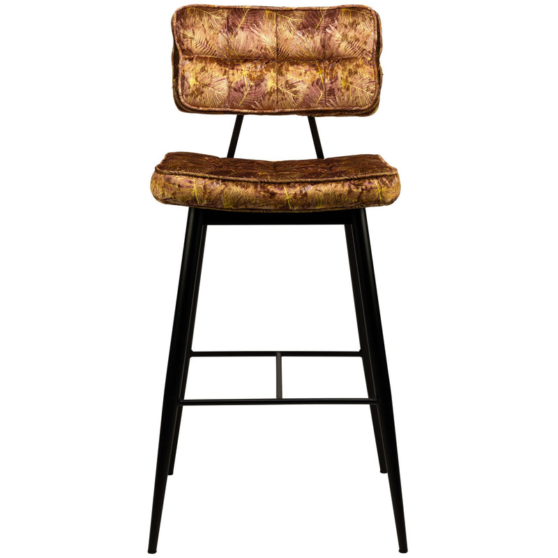 NILLY BARSTOOL PRINTED YELLOW