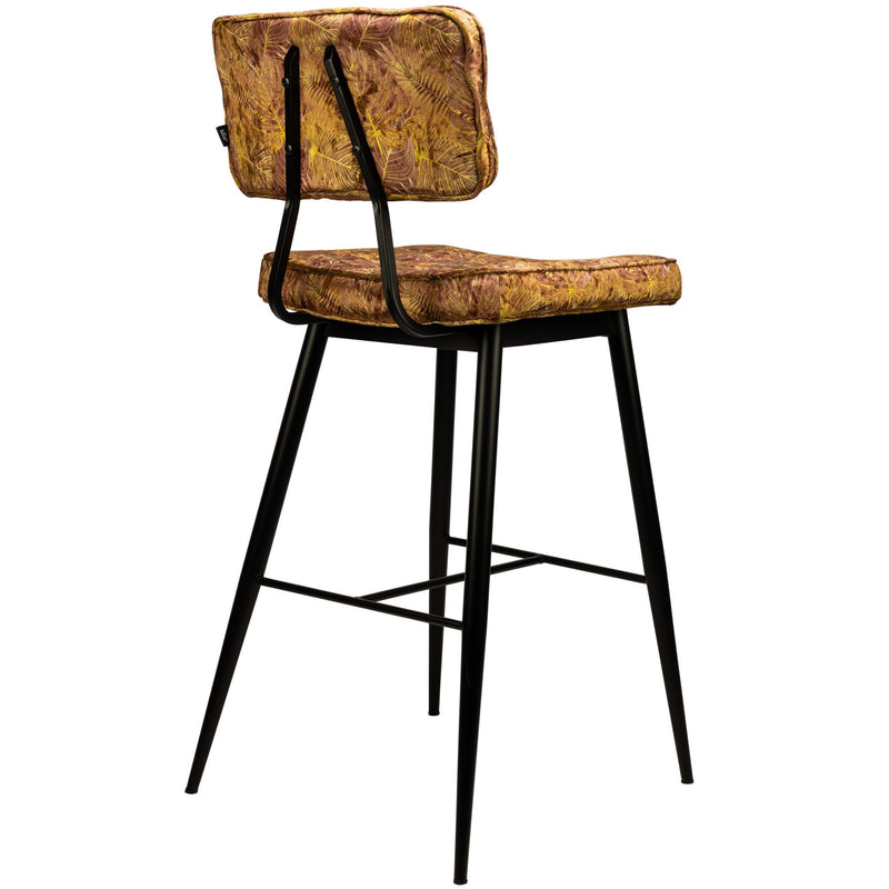 NILLY BARSTOOL PRINTED YELLOW