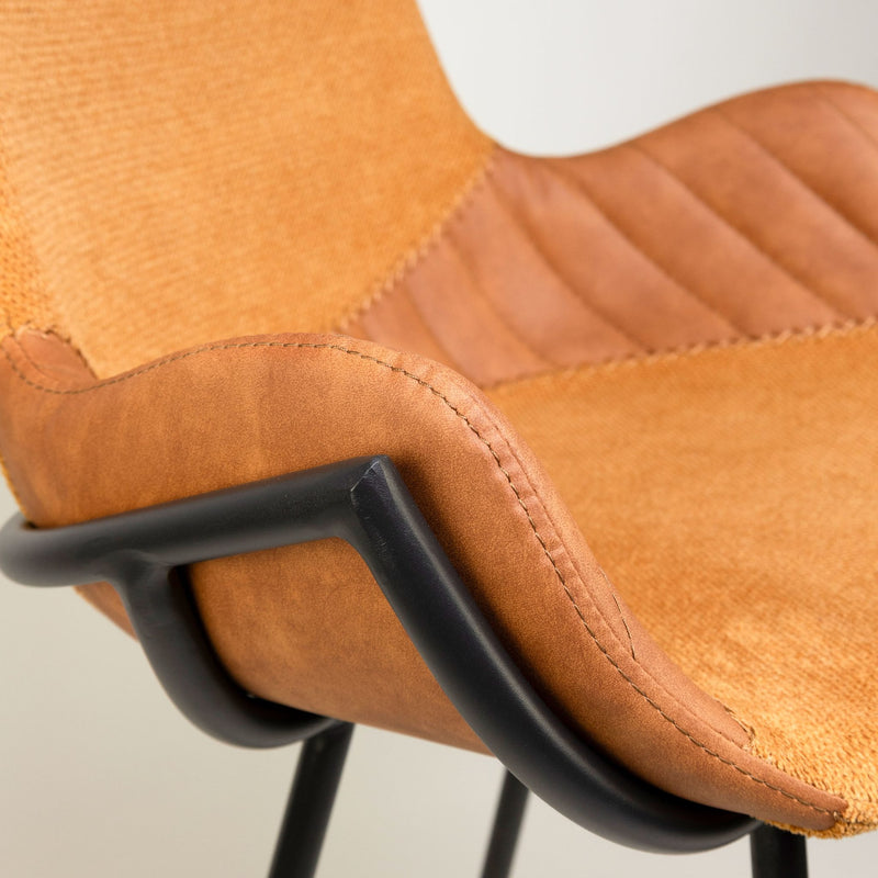 ALAYA BARSTOOL OCHRE YELLOW