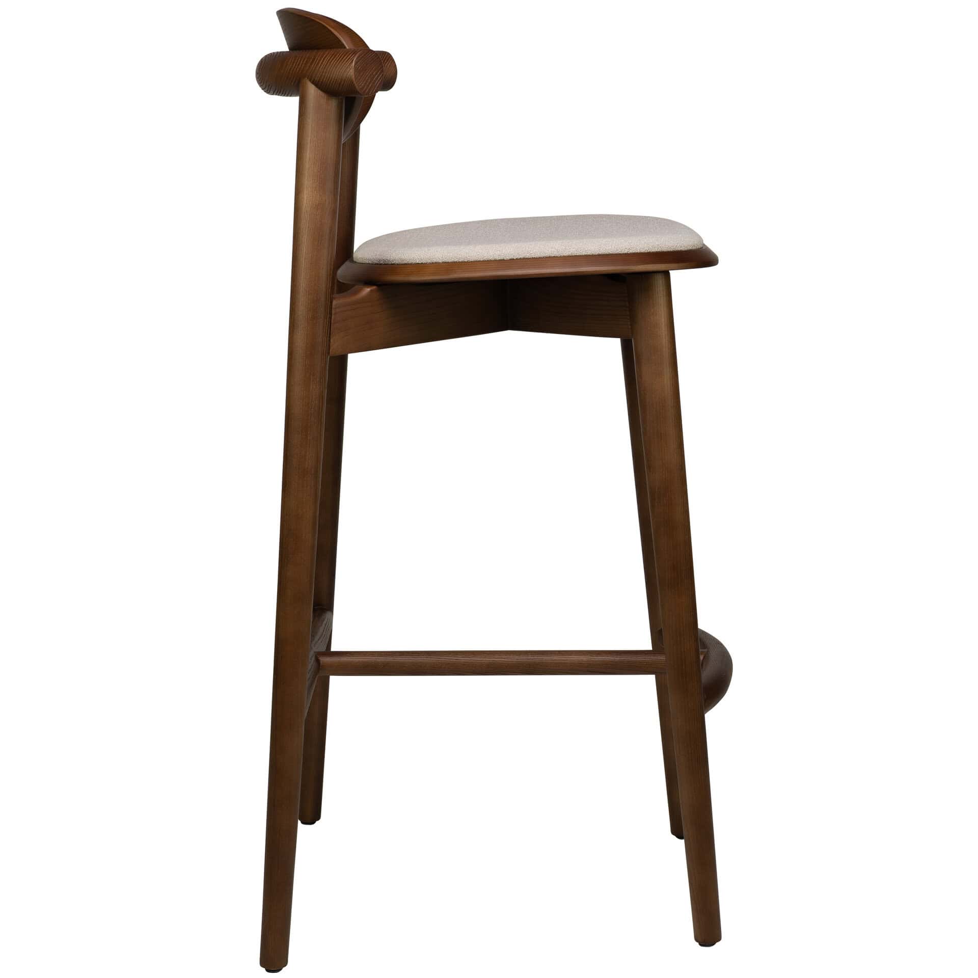 NORRY BARSTOOL ASH WOOD/BEIGE