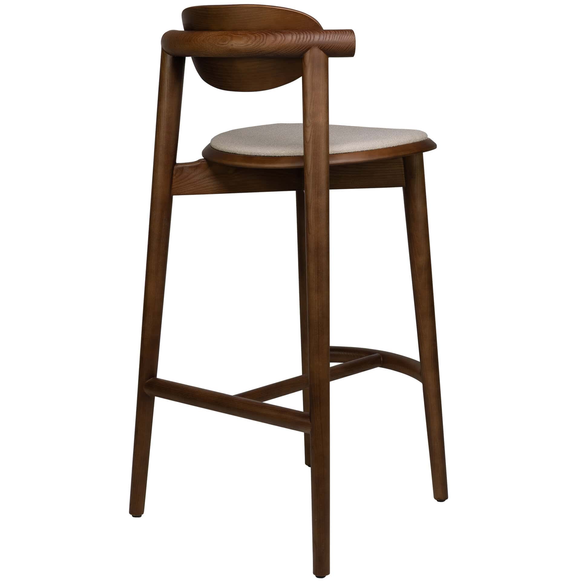 NORRY BARSTOOL ASH WOOD/BEIGE