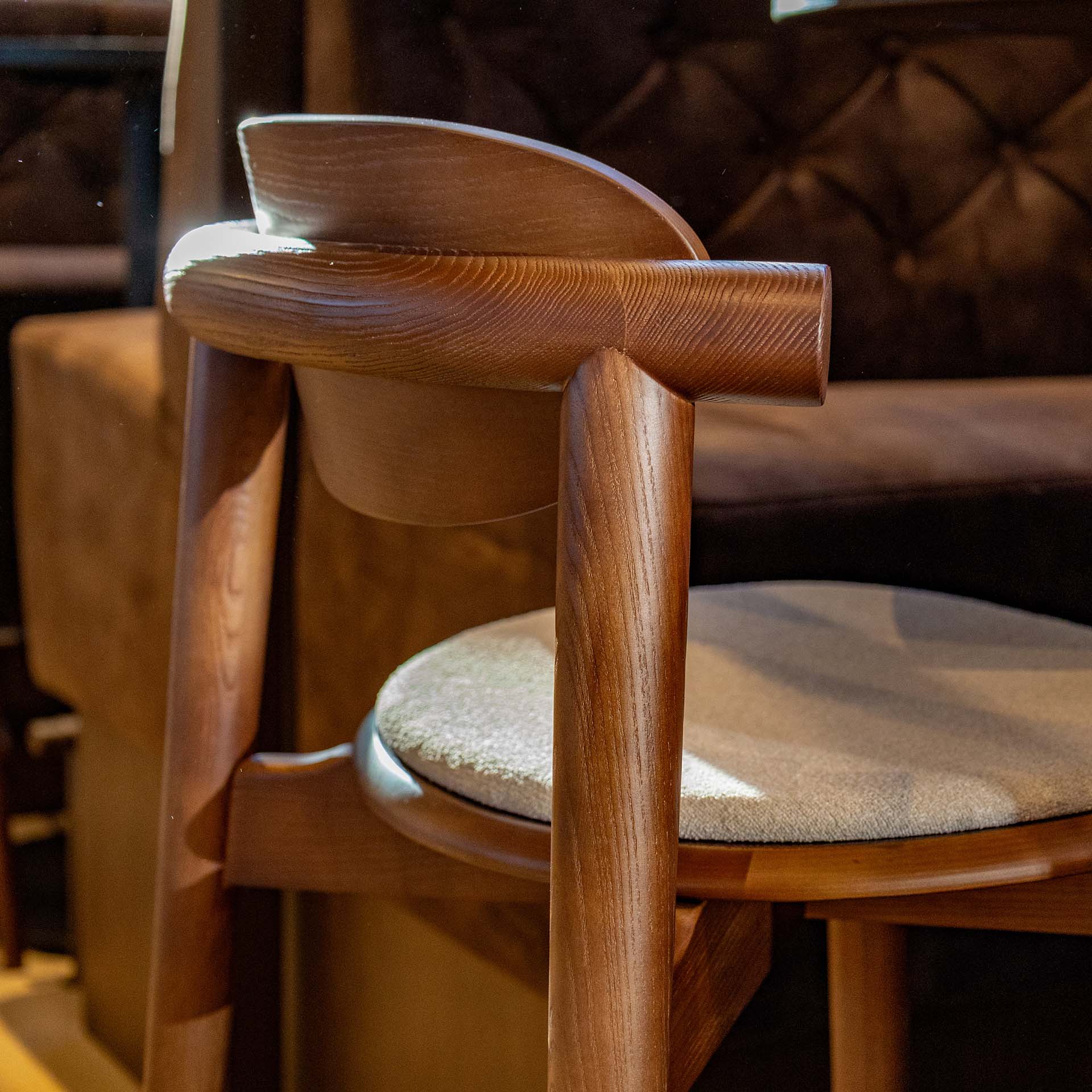 NORRY BARSTOOL ASH WOOD/BEIGE