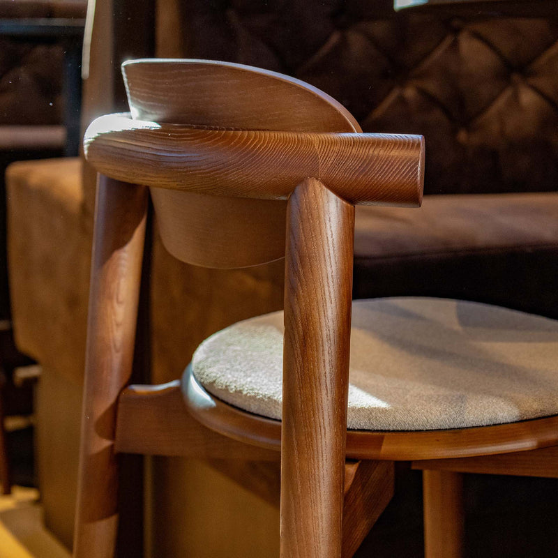 NORRY BARSTOOL ASH WOOD/BEIGE