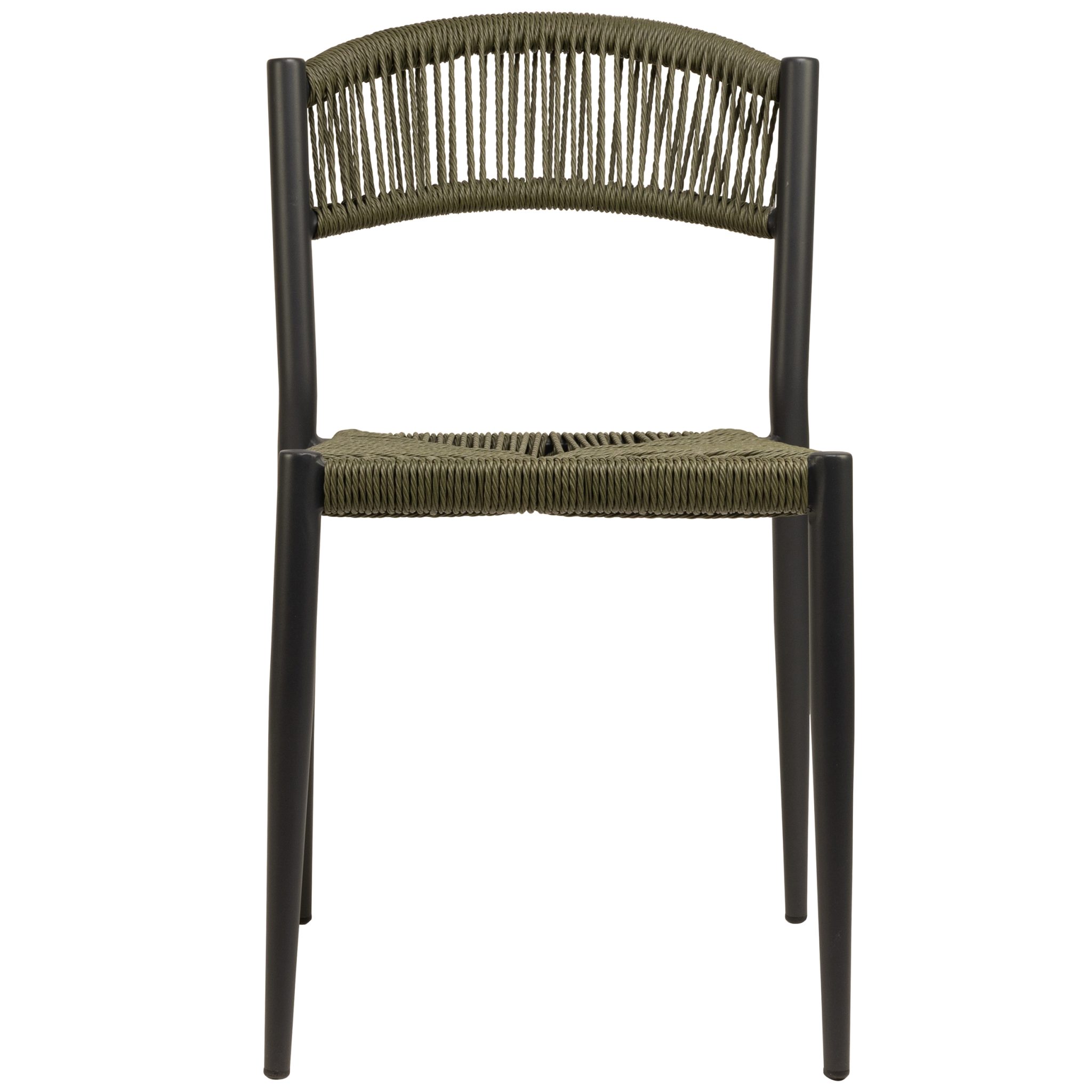 Oliver zunanji stol brez naslonjala za roke oliven