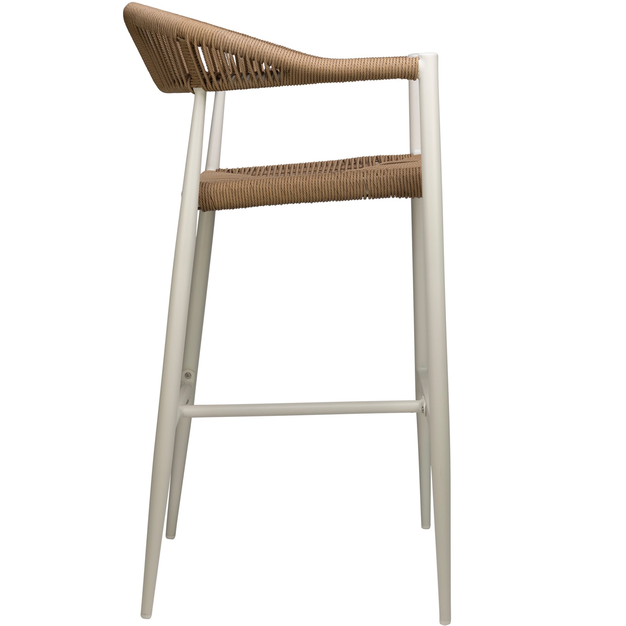 OLVIER BARSTOOL WHITE/NATURAL