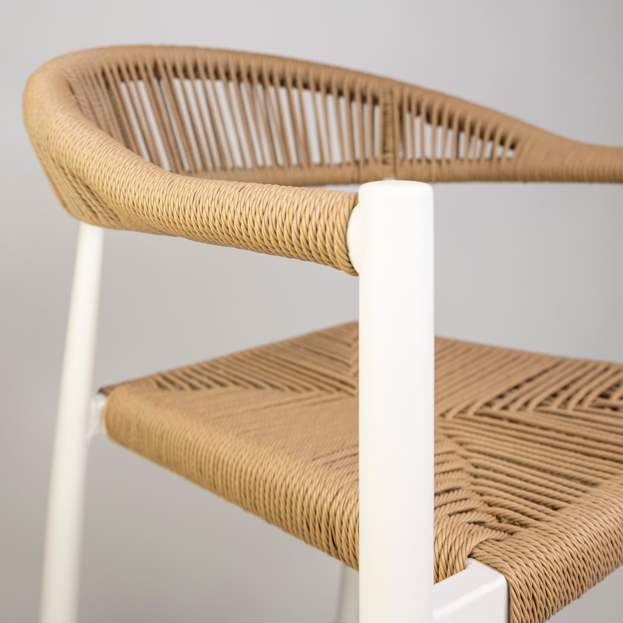 OLVIER BARSTOOL WHITE/NATURAL