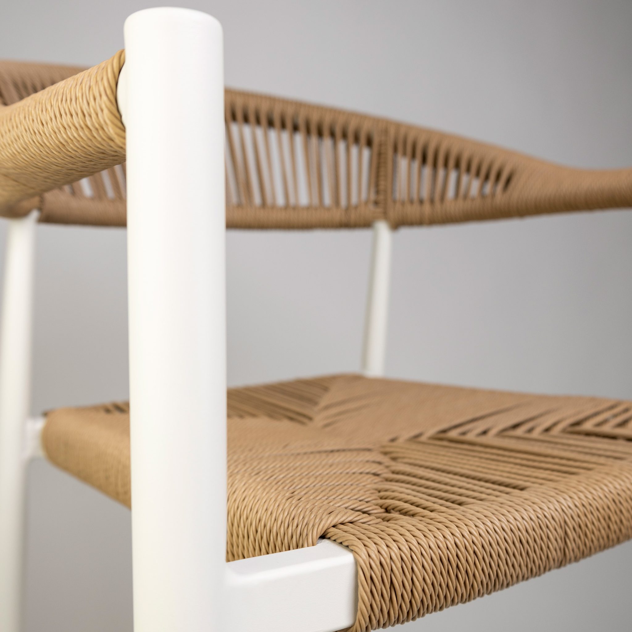 OLVIER BARSTOOL WHITE/NATURAL