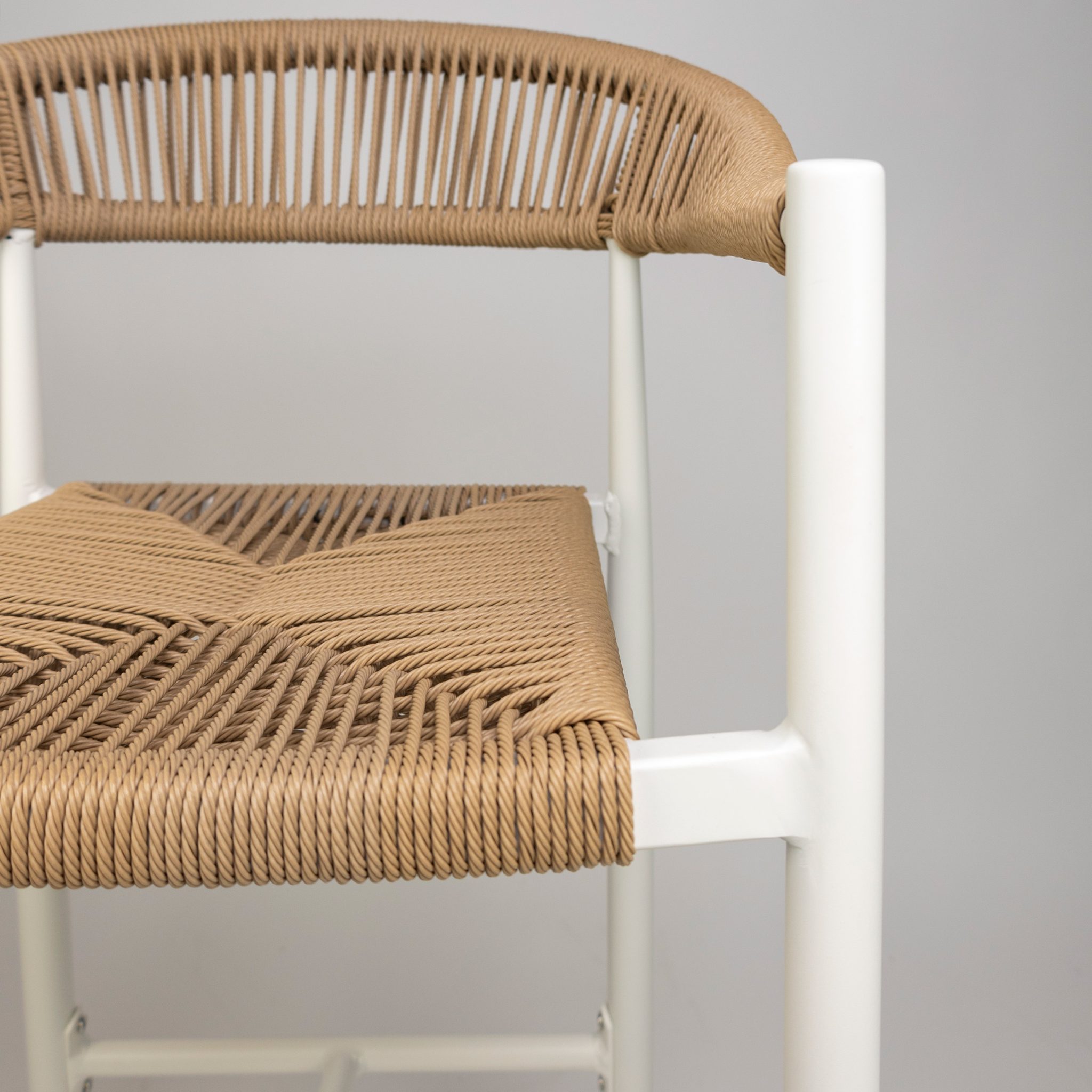 OLVIER BARSTOOL WHITE/NATURAL