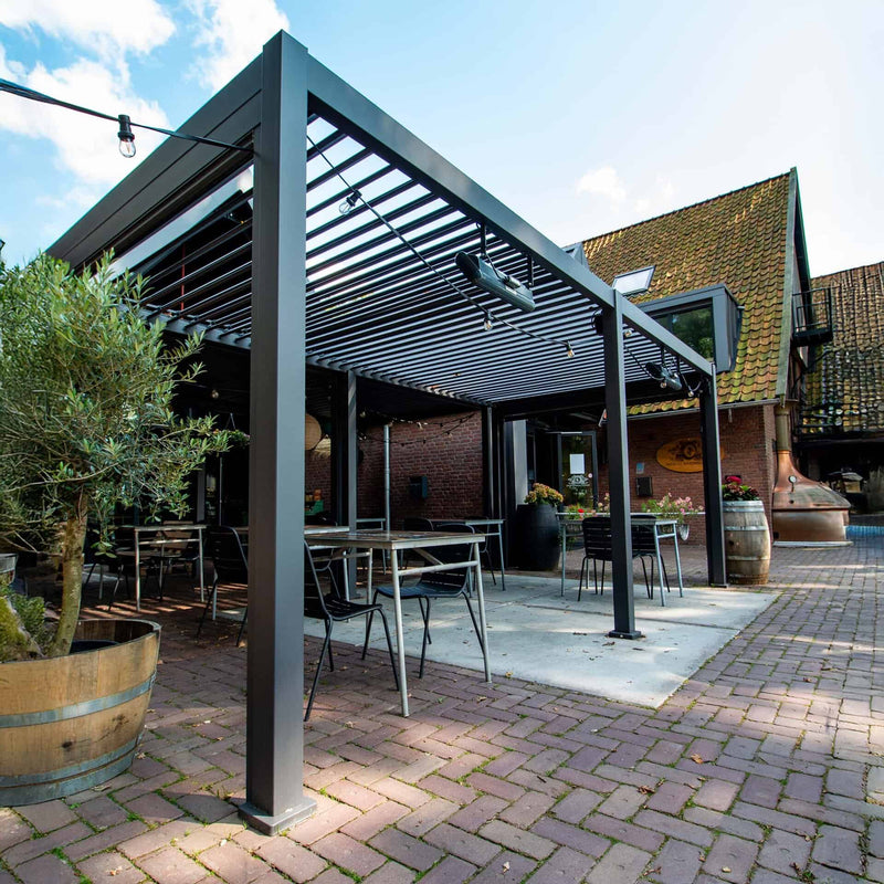 Pergola Eclipse – Anthracite 3x3.6 m