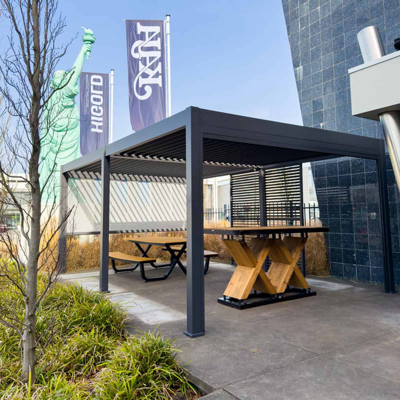 Pergola Eclipse Basic– Anthracite 3x6 m