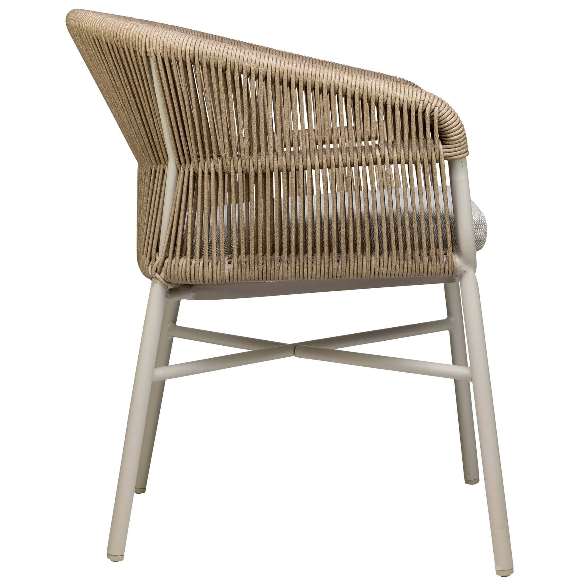 Rose outdoor chair beige