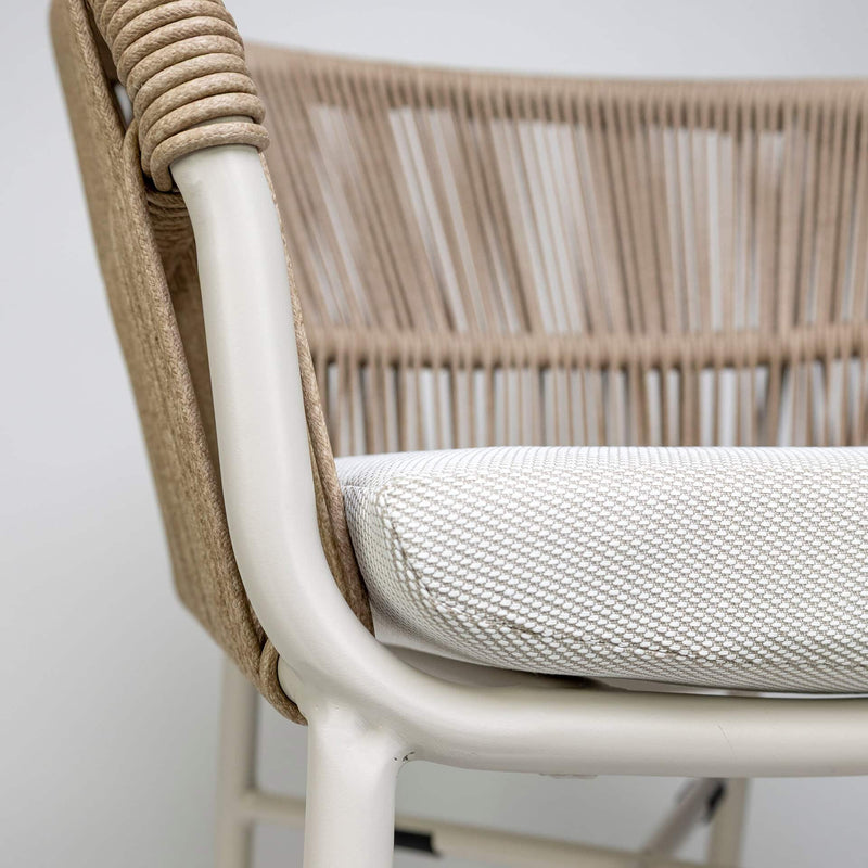 Rose outdoor chair beige