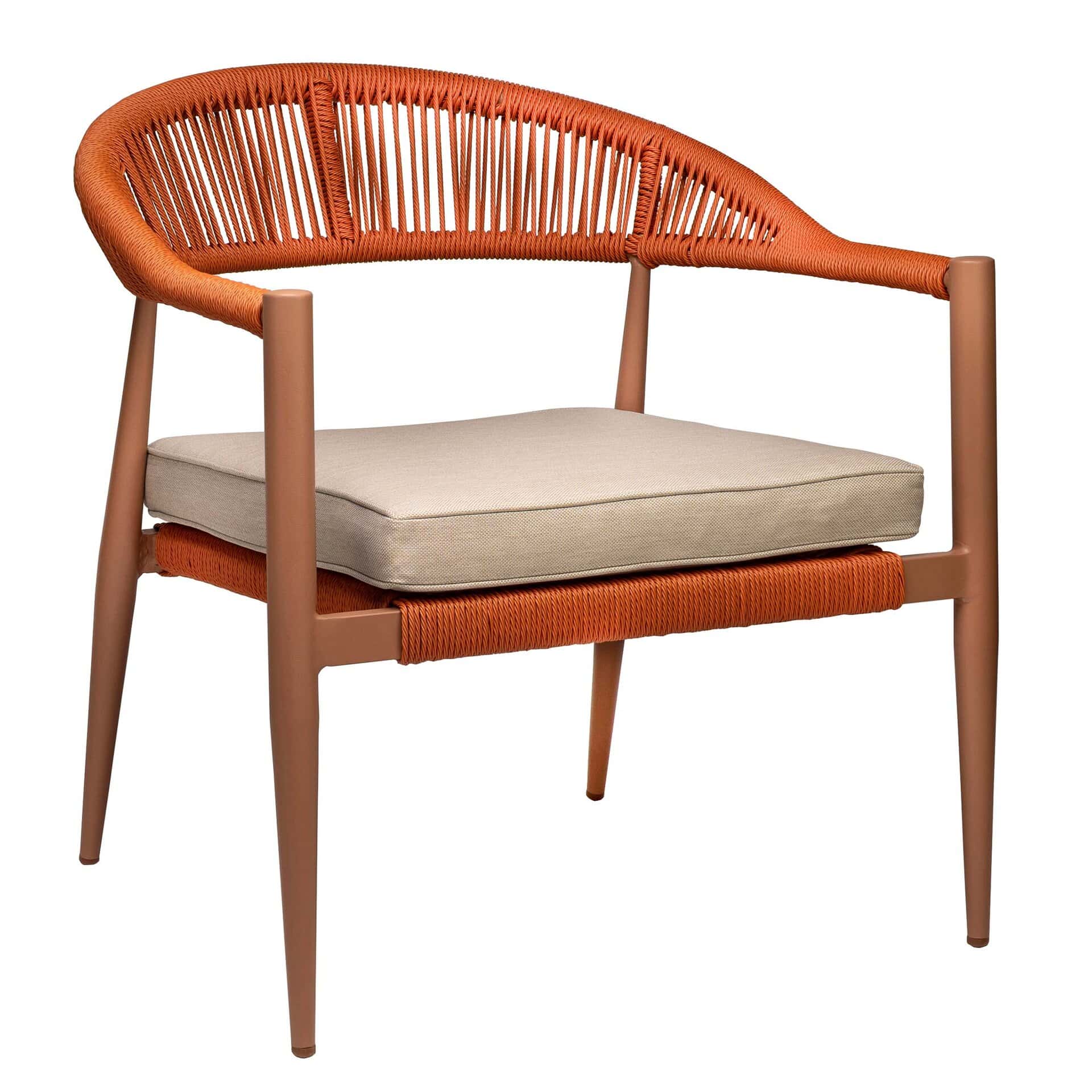 Oliver outdoor lounge set orange