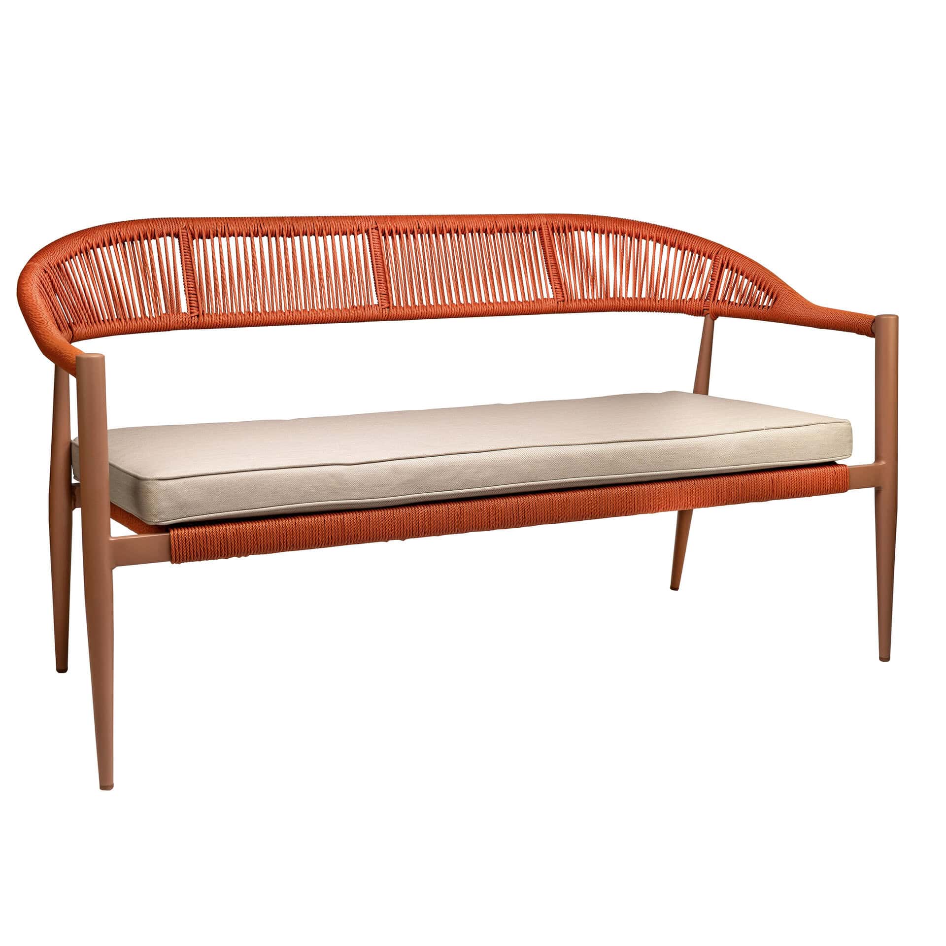 Oliver outdoor lounge set orange